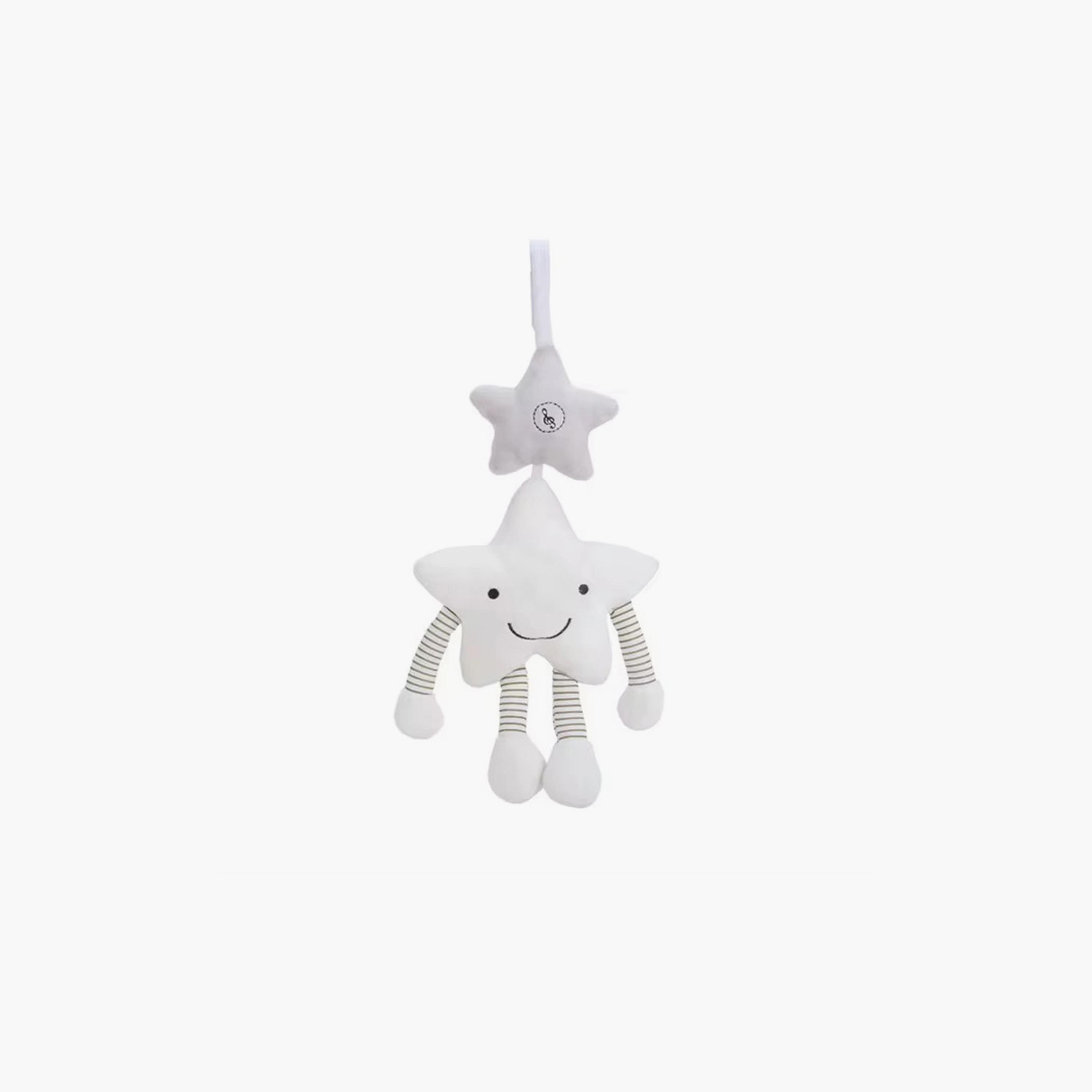 Factory Price Hanging Plush Stuffed Animal Soft Toy with Music - Star-toys-babyandtoddlertoys-strollertoys-image-1
