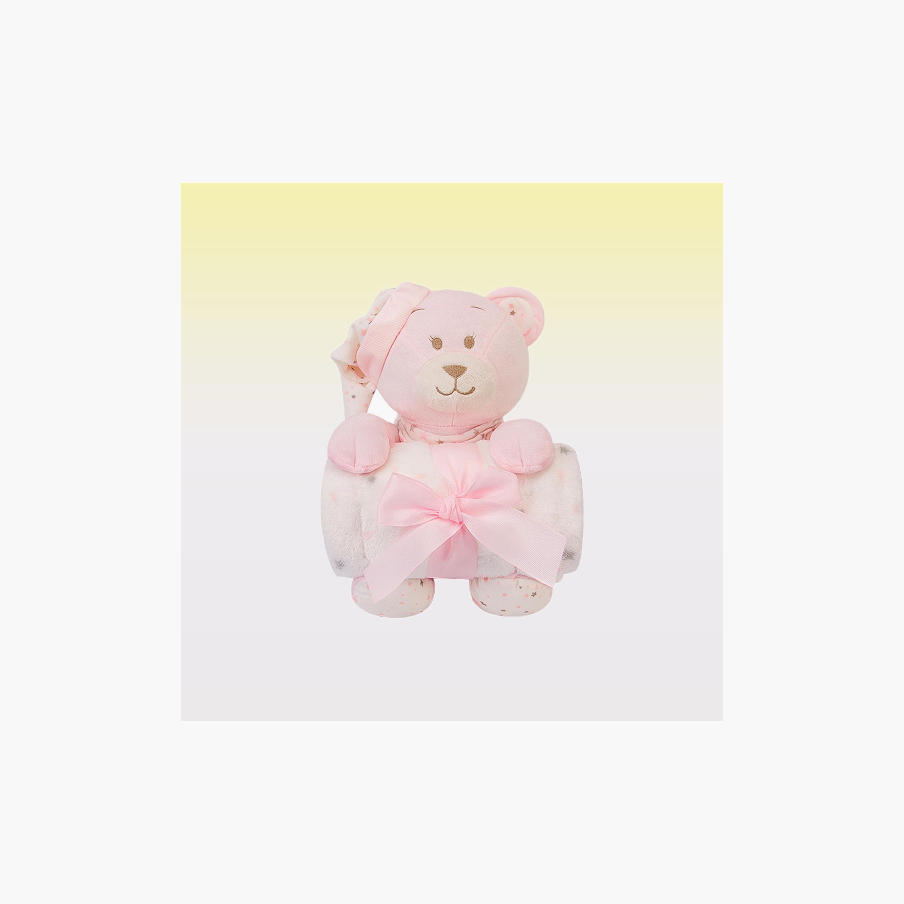 Factory Price Animal Stuffed Cuddly Toy & Blanket Gift Set - Teddy - 100 X 75 cm-baby-nursery-blanketsandswaddles-blanketsandquilts-image-6