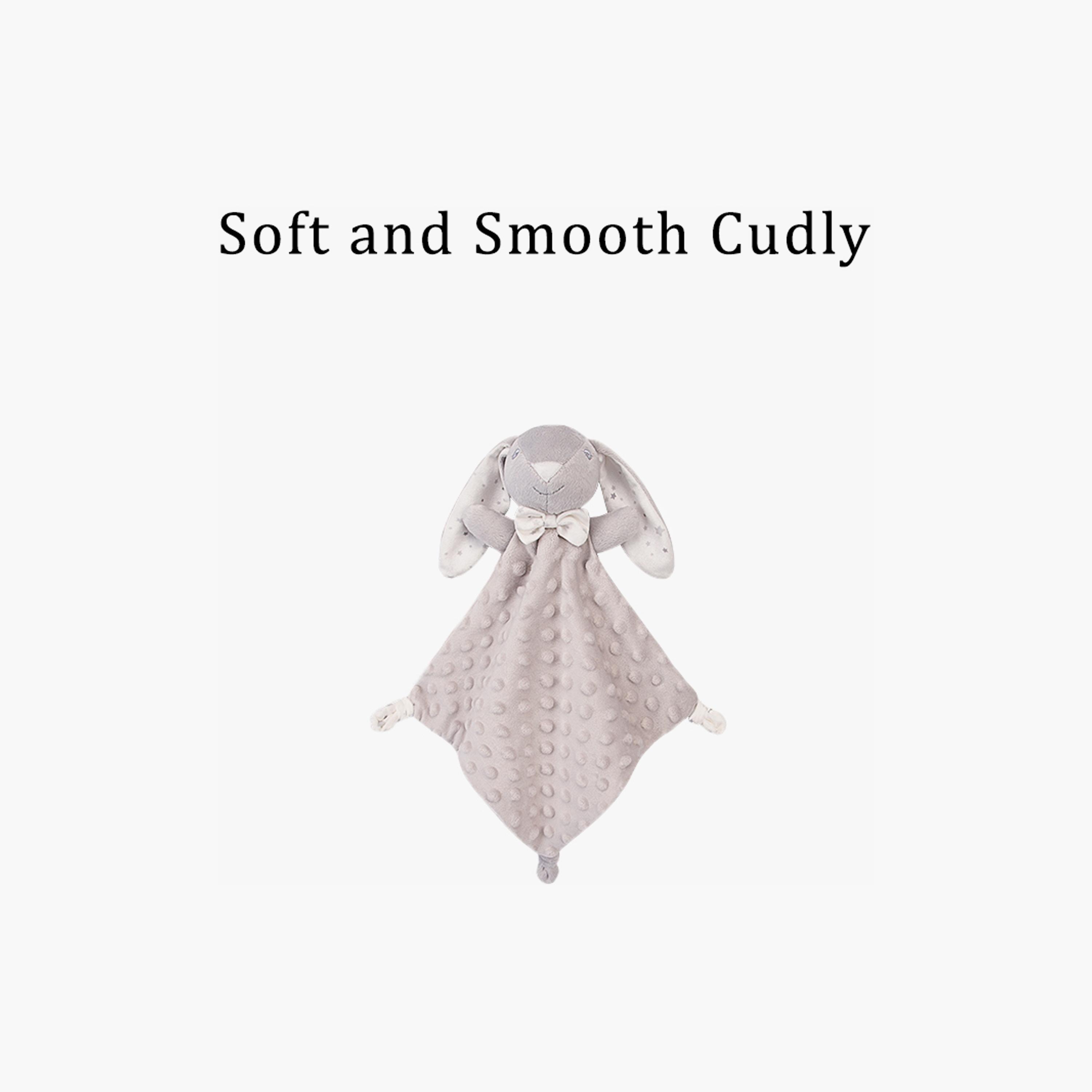 Factory Price Danny Animal Stuffed Comforter & Blanket Gift Set - Rabbit - 100 x 75 cm-baby-nursery-blanketsandswaddles-blanketsandquilts-image-2