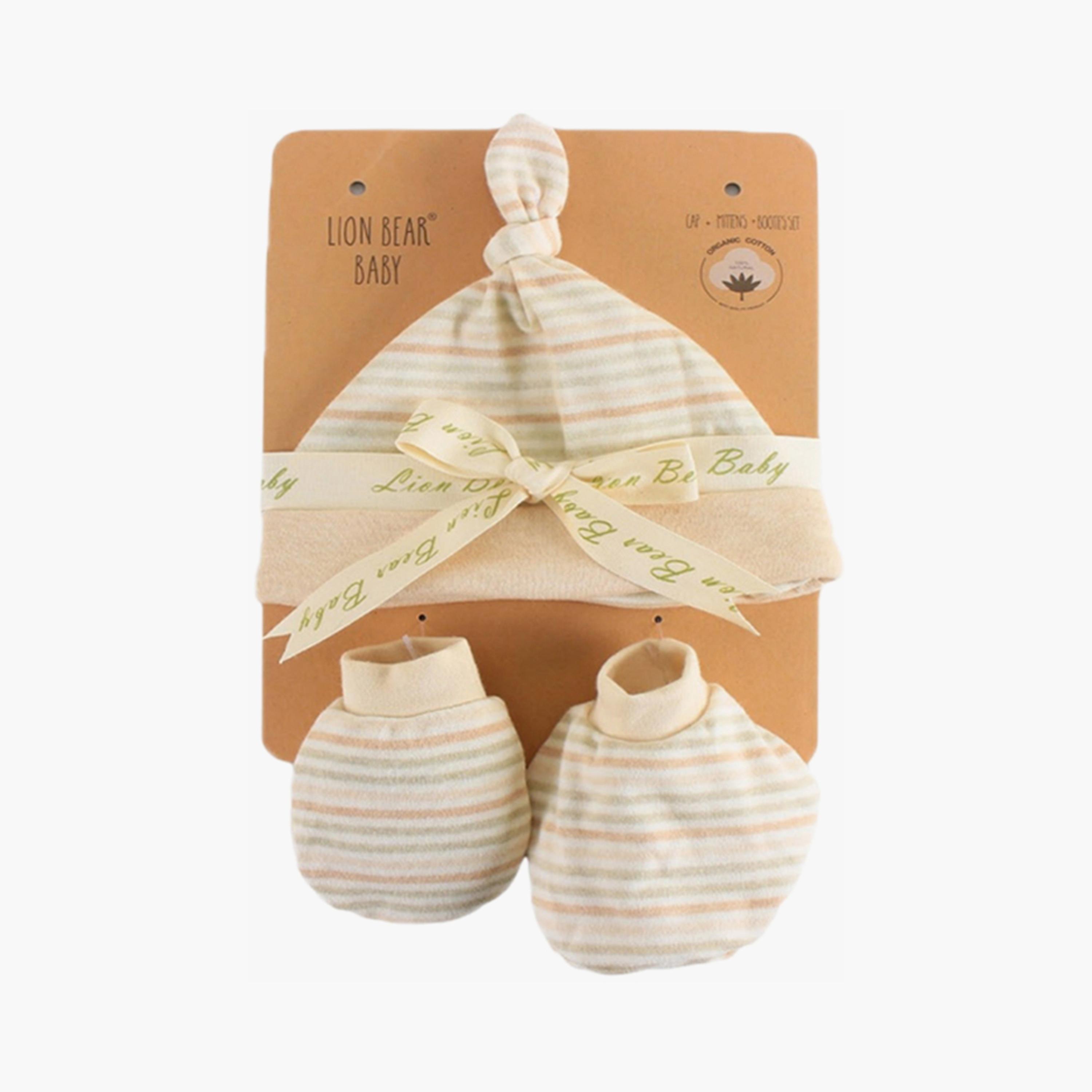 Factory Price Knitted Hat & Booties Gift Set-baby-boys-accessories-caps-image-1