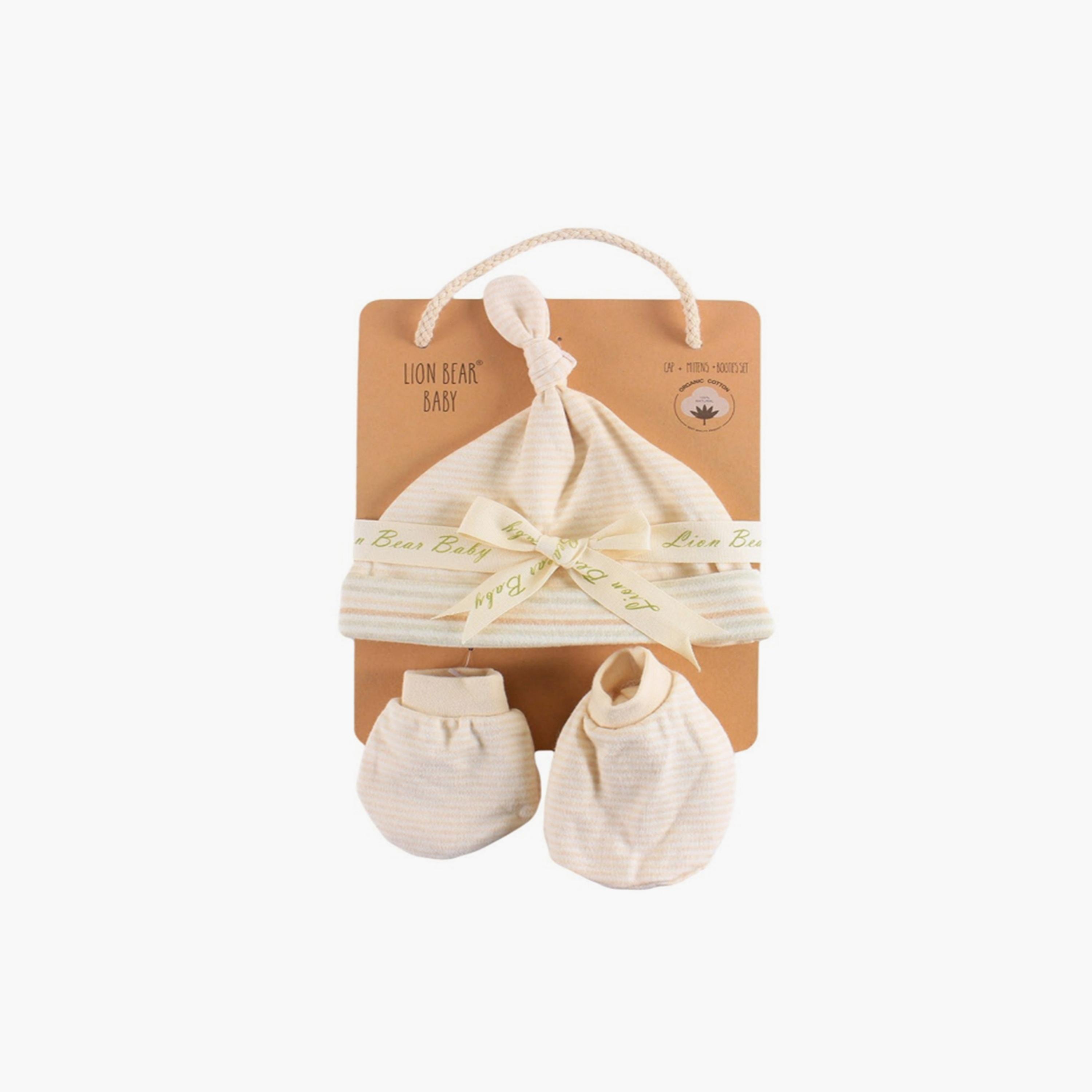 Factory Price Knitted Hat & Booties Gift Set-baby-boys-accessories-caps-image-1