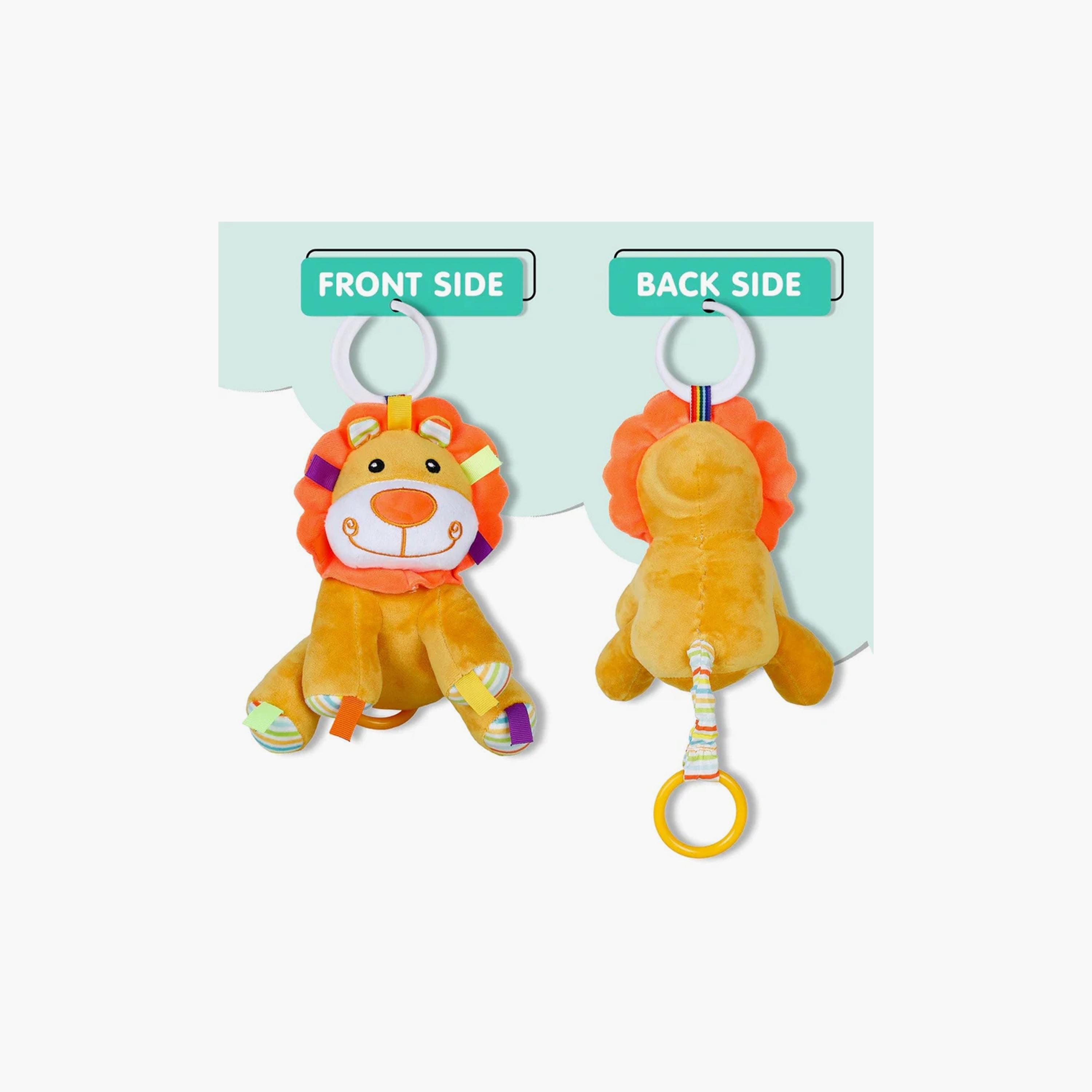 ألعاب محشوة كارلي حيوانات مع الموسيقى من فاكتوري برايس - أسد-toys-plushsofttoys-animals-image-3
