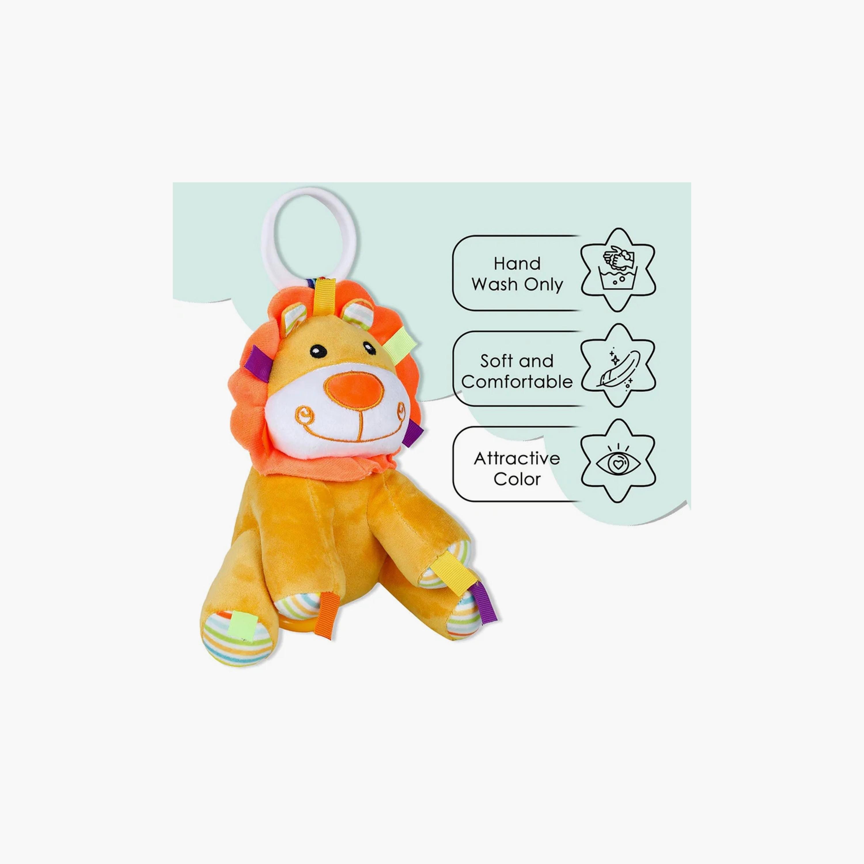 ألعاب محشوة كارلي حيوانات مع الموسيقى من فاكتوري برايس - أسد-toys-plushsofttoys-animals-image-4