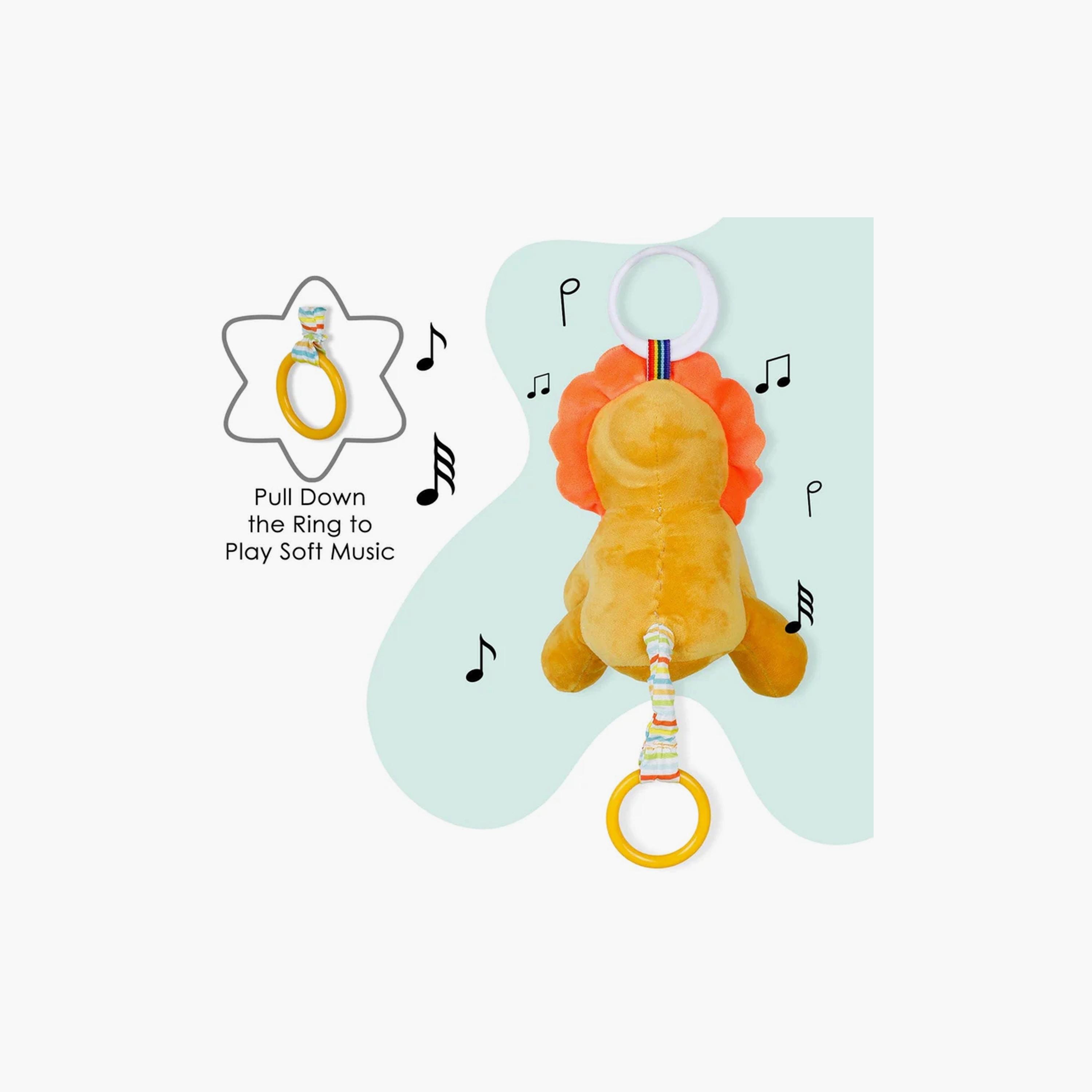 ألعاب محشوة كارلي حيوانات مع الموسيقى من فاكتوري برايس - أسد-toys-plushsofttoys-animals-image-5