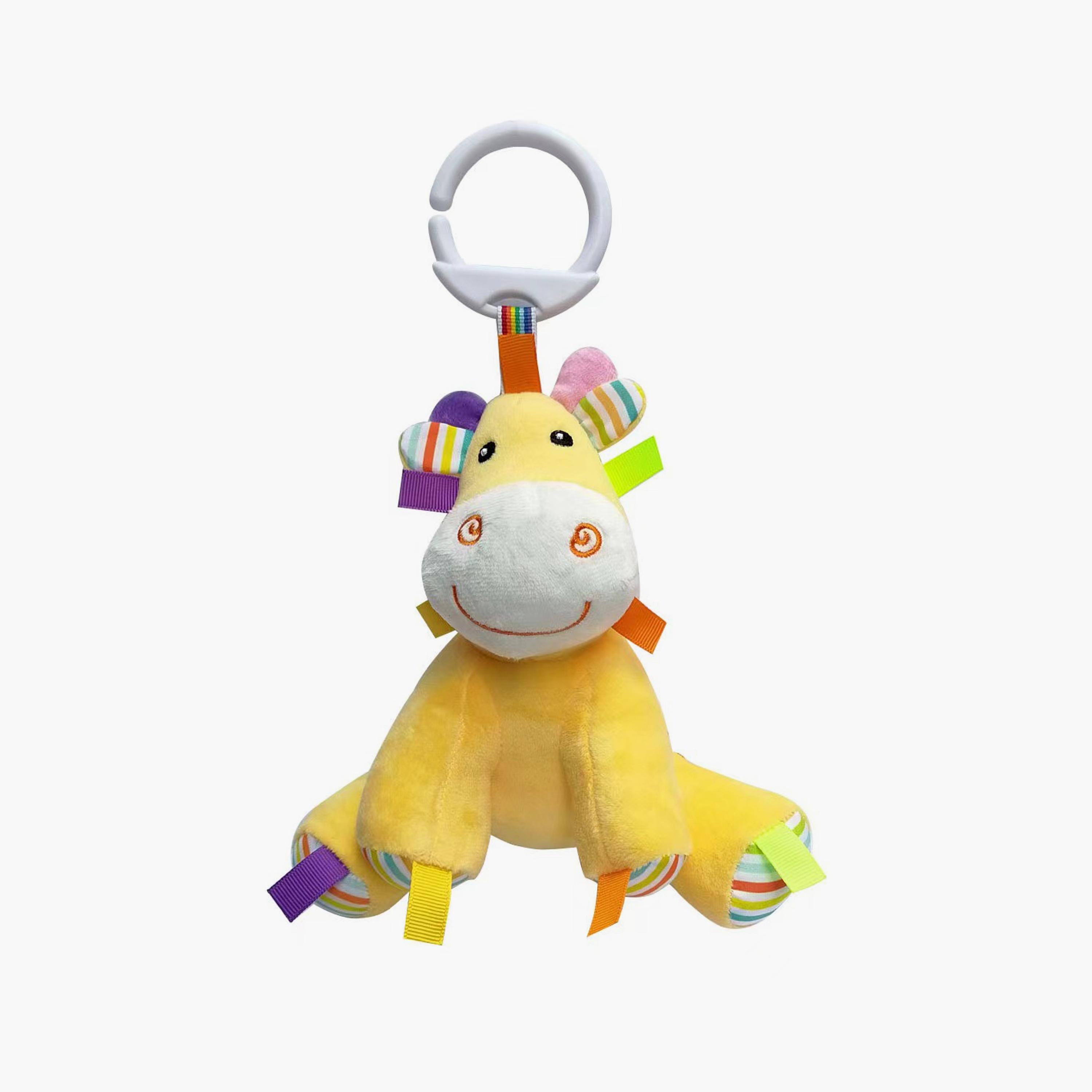 ألعاب محشوة كارلي حيوانات مع الموسيقى من فاكتوري برايس - زرافة-toys-plushsofttoys-animals-image-1