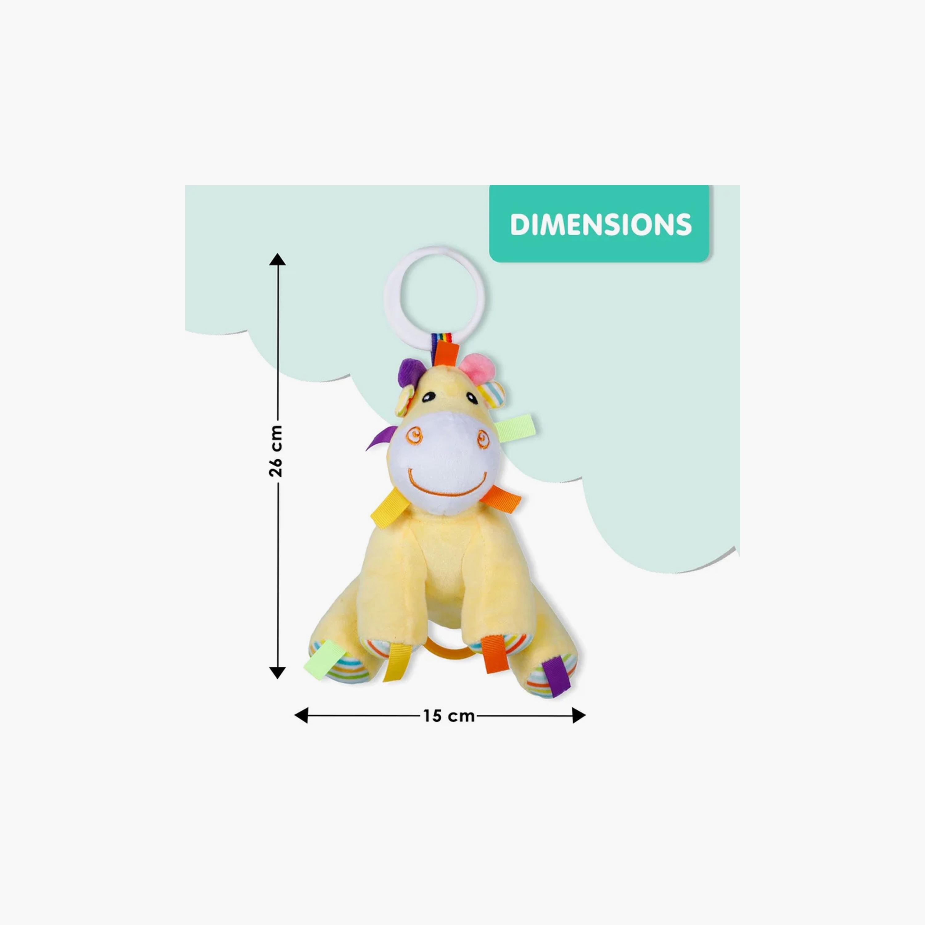 ألعاب محشوة كارلي حيوانات مع الموسيقى من فاكتوري برايس - زرافة-toys-plushsofttoys-animals-image-6