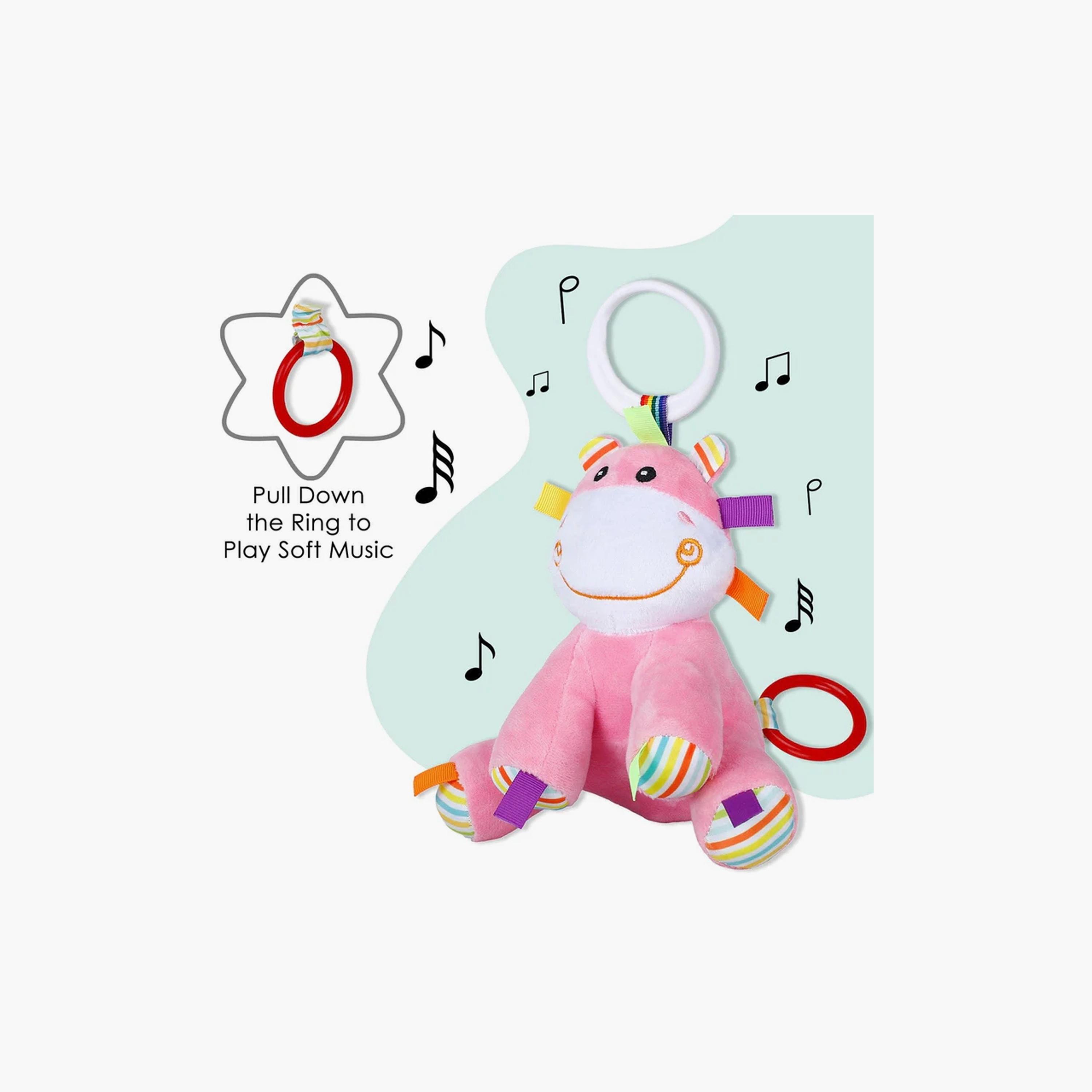 Factory Price Carly Animal Stuffed Plush Toys with Music - Hippo-toys-plushsofttoys-animals-image-5