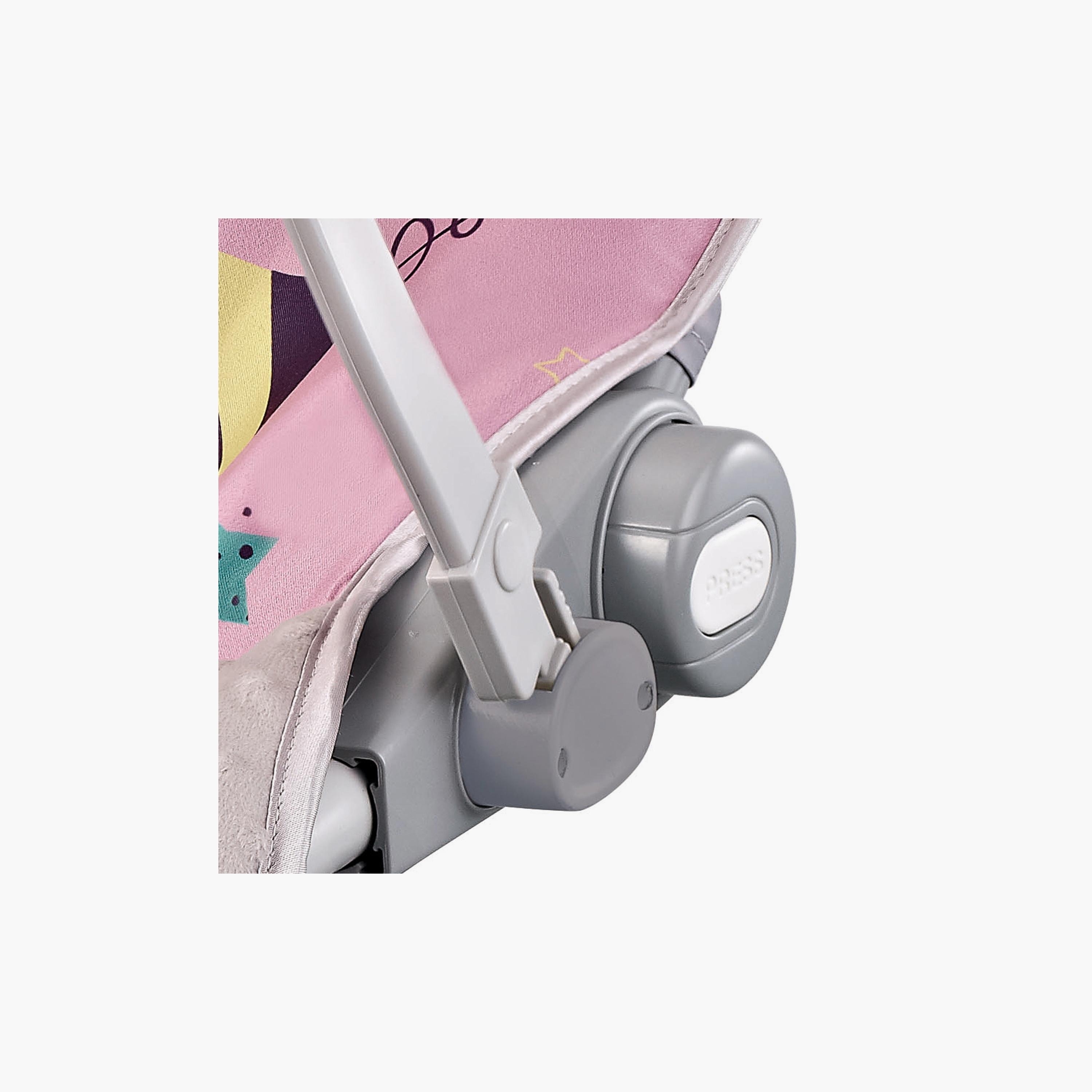 Factory Price Printed Bouncer with Removable Toys, Music & Vibration - Space Pink-baby-infantactivity-bouncers-image-6