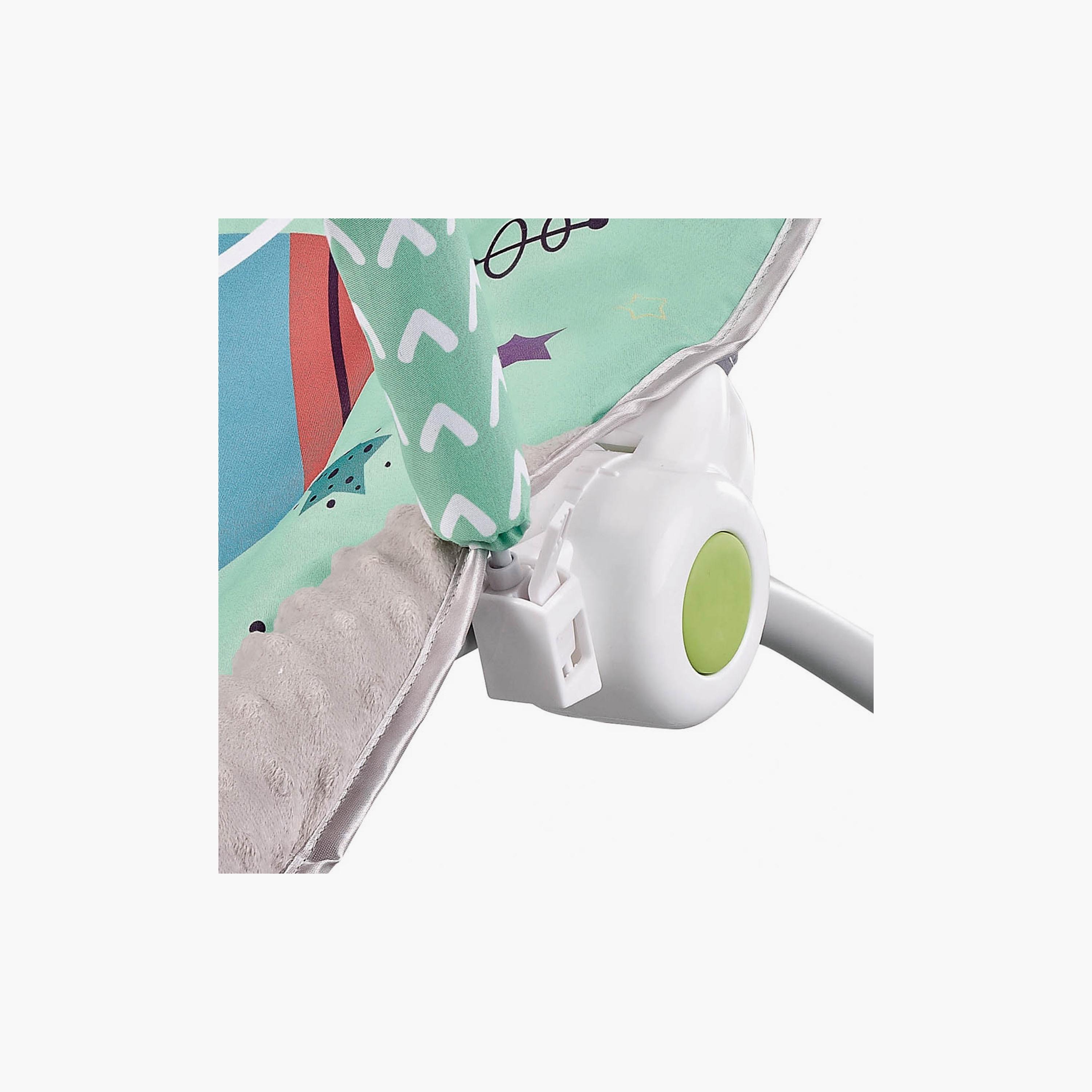 Factory Price Printed Rocker with Removable Toys, Music & Vibration - Space Green-baby-infantactivity-rockers-image-5