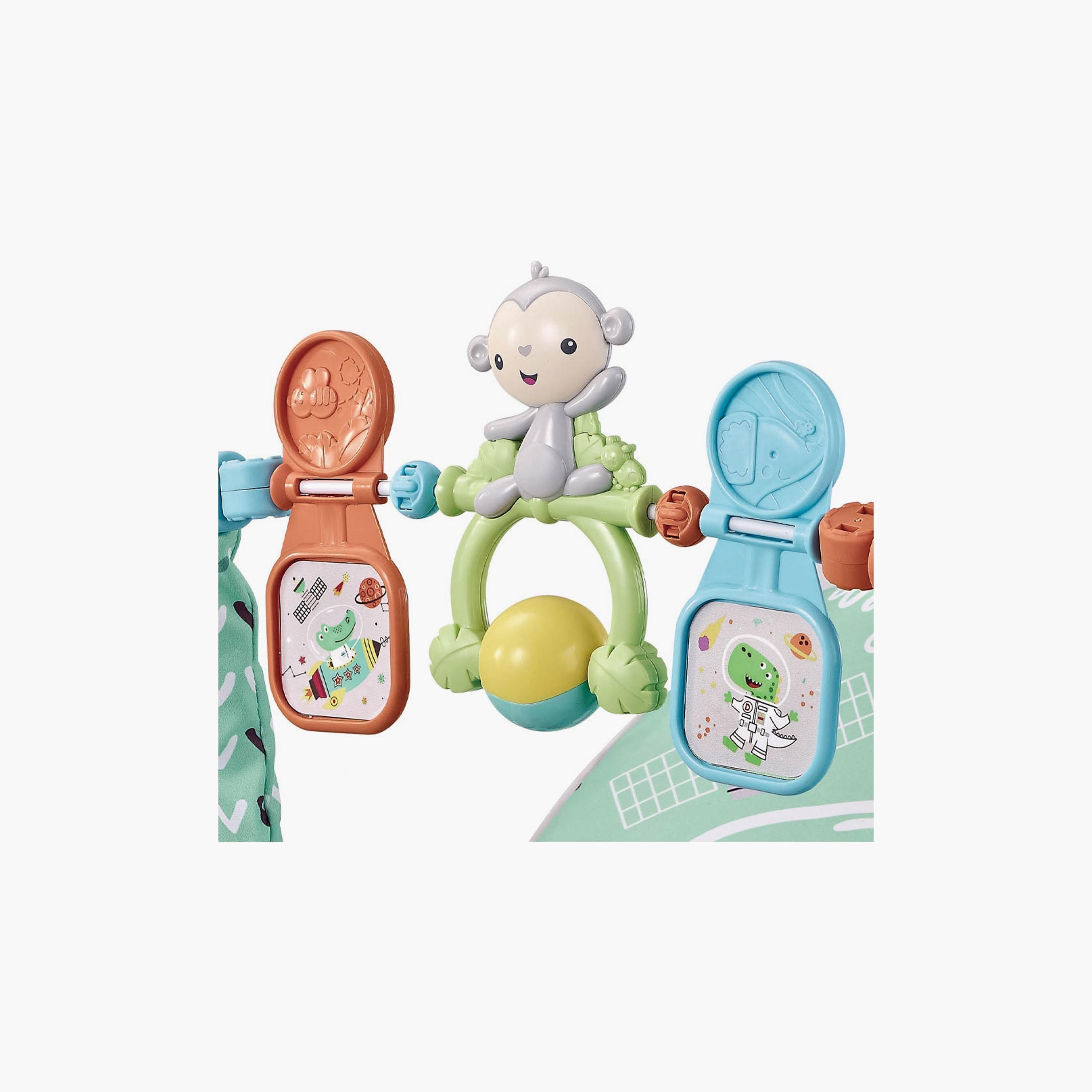 Factory Price Printed Rocker with Removable Toys, Music & Vibration - Space Green-baby-infantactivity-rockers-image-6