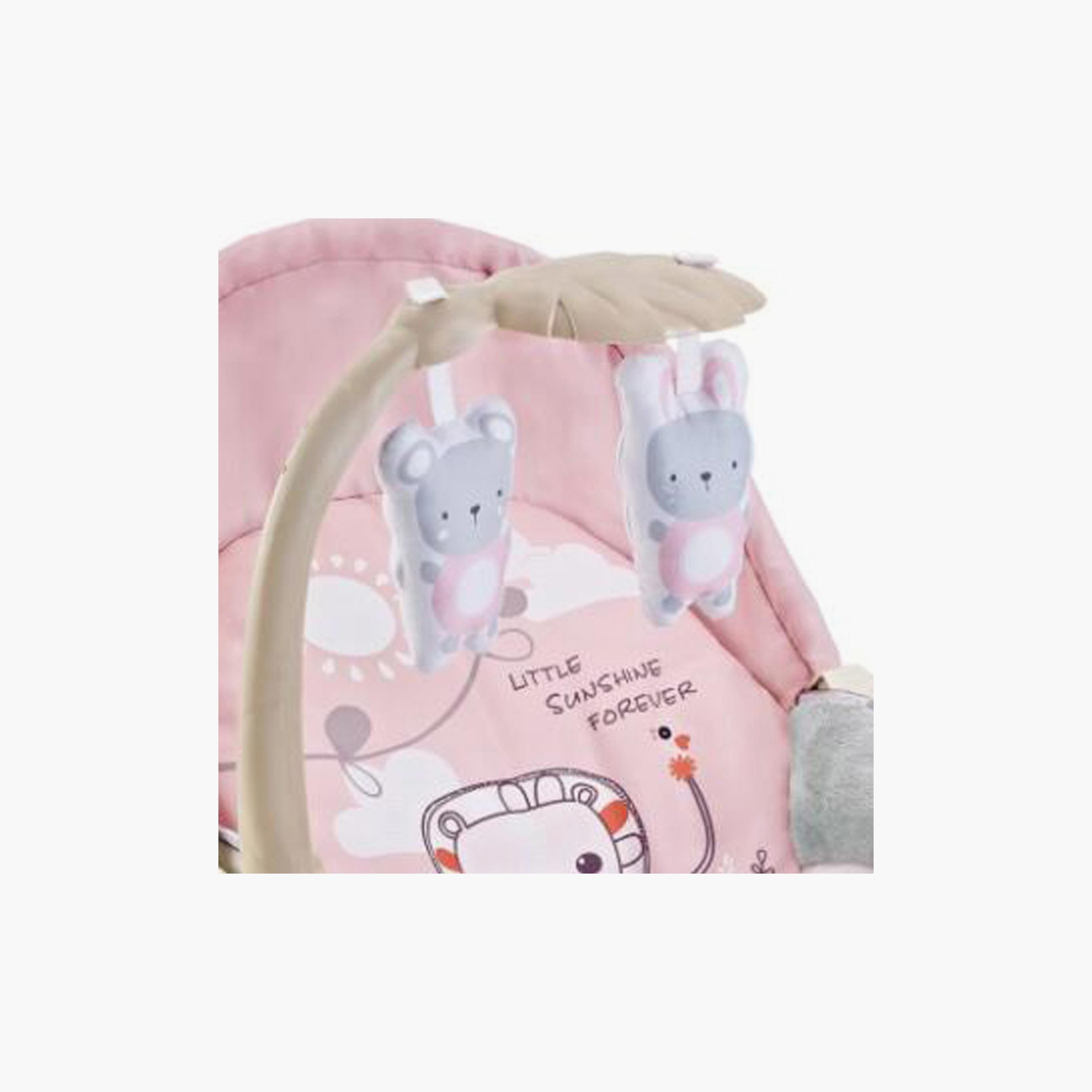Factory Price Destiny Bouncer with Removable Toys, Music & Vibration - Pink-baby-infantactivity-bouncers-image-4