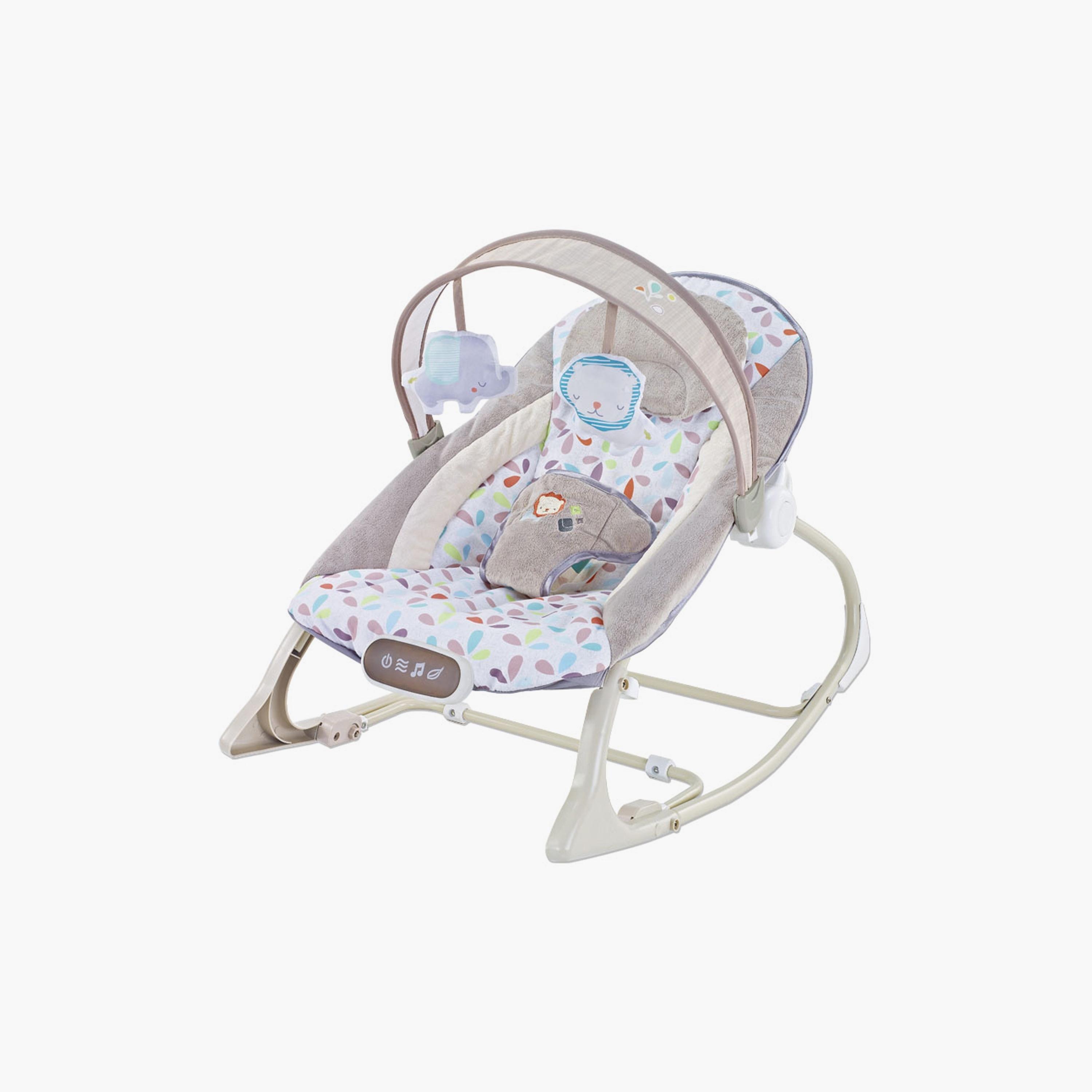 Factory Price Miller Bouncer with Removable Toys, Music & Vibration - Multicolour - A-baby-infantactivity-bouncers-image-1