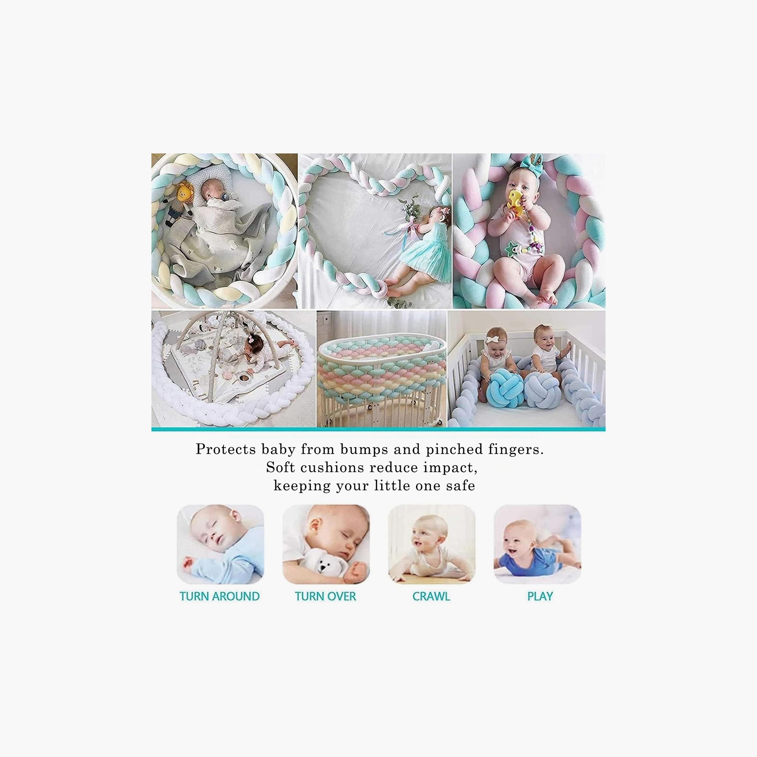 Factory Price Crib Washable Bed Soft Cushion Bumper Set-baby-nursery-babybedding-image-5