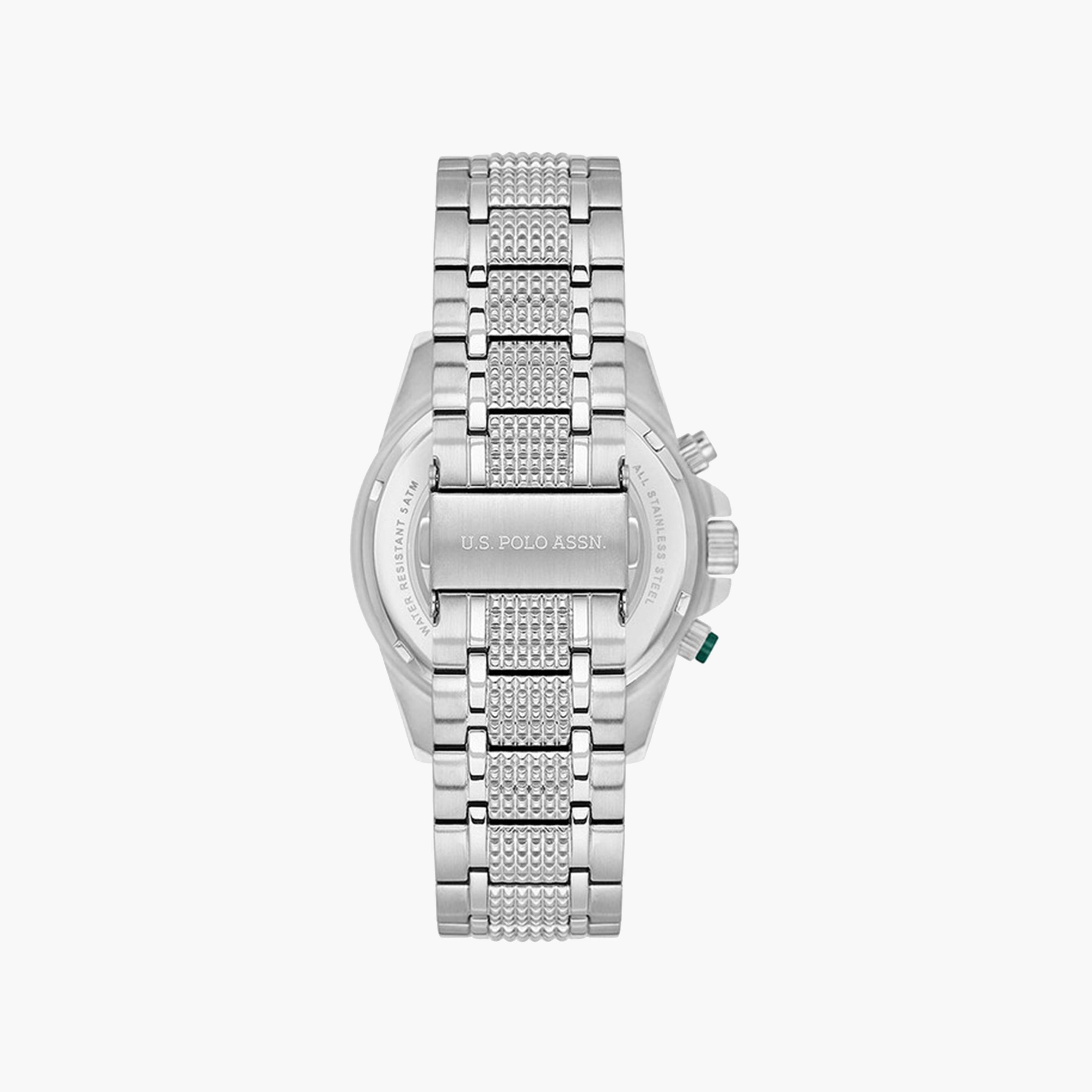 يو. اس. بولو اسوسيشن  - ساعة للرجال كرونوغراف فضي 44 مم من الستانليس ستيل | USPA1077-04-men-watchesandjewellery-watches-image-3