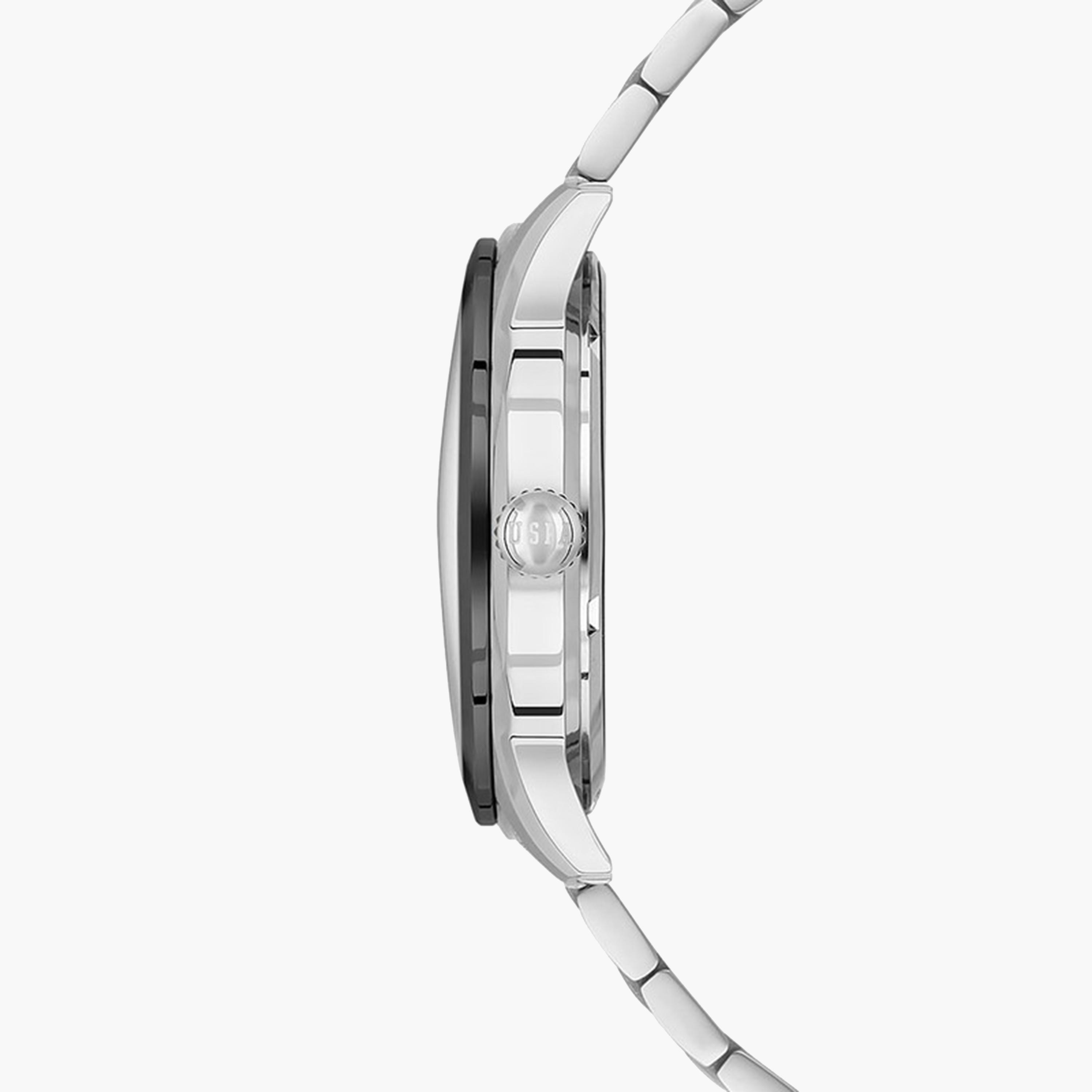 U.S. Polo Assn Men's 42 MM Silver Analog Stainless Steel Strap Watch | USPA1087-04-men-watchesandjewellery-watches-image-2