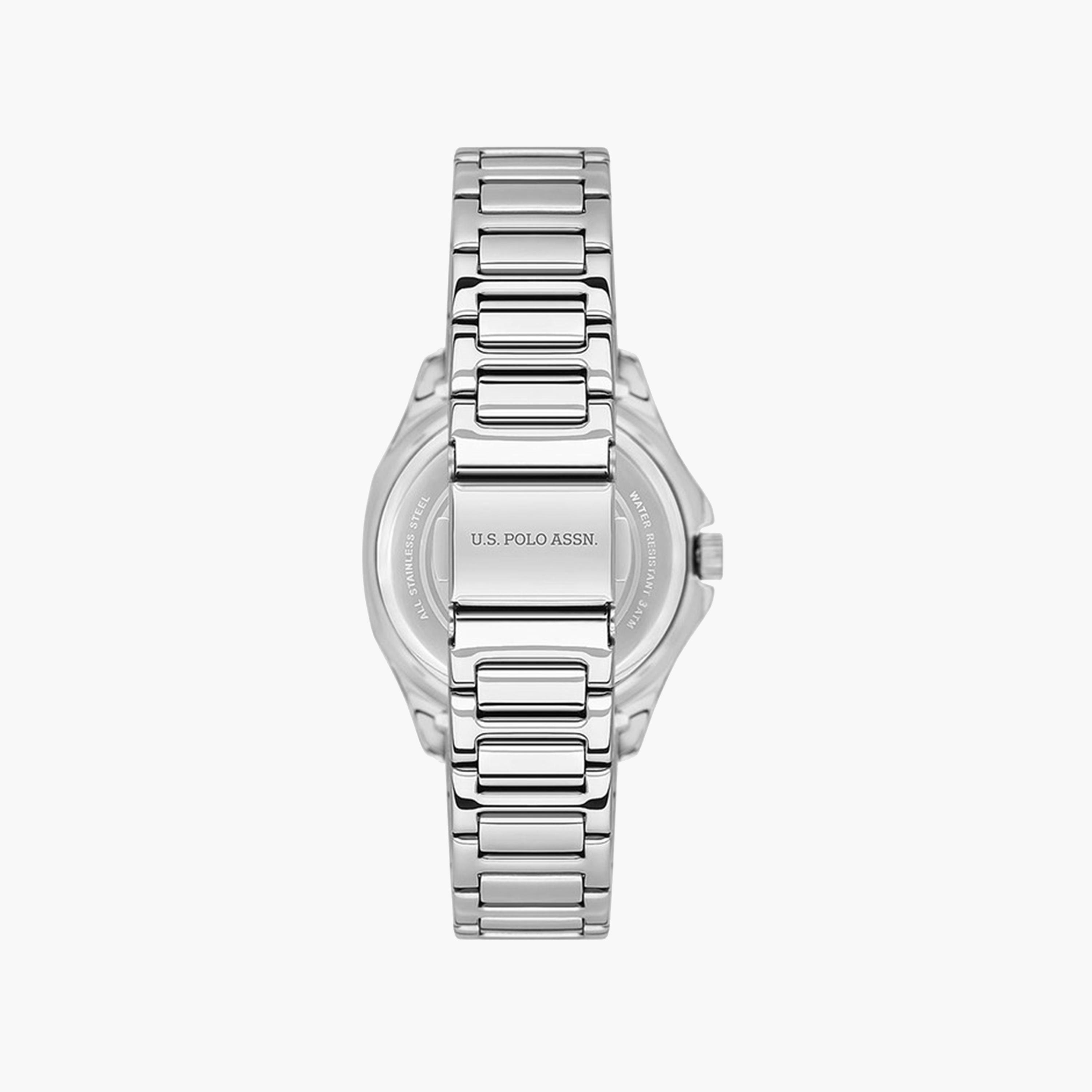 يو. اس. بولو اسوسيشن  - ساعة للنساء بقطر 39 ملم من الستانليس ستيل فضي | USPA2088-01-women-watchesandjewellery-watches-image-3
