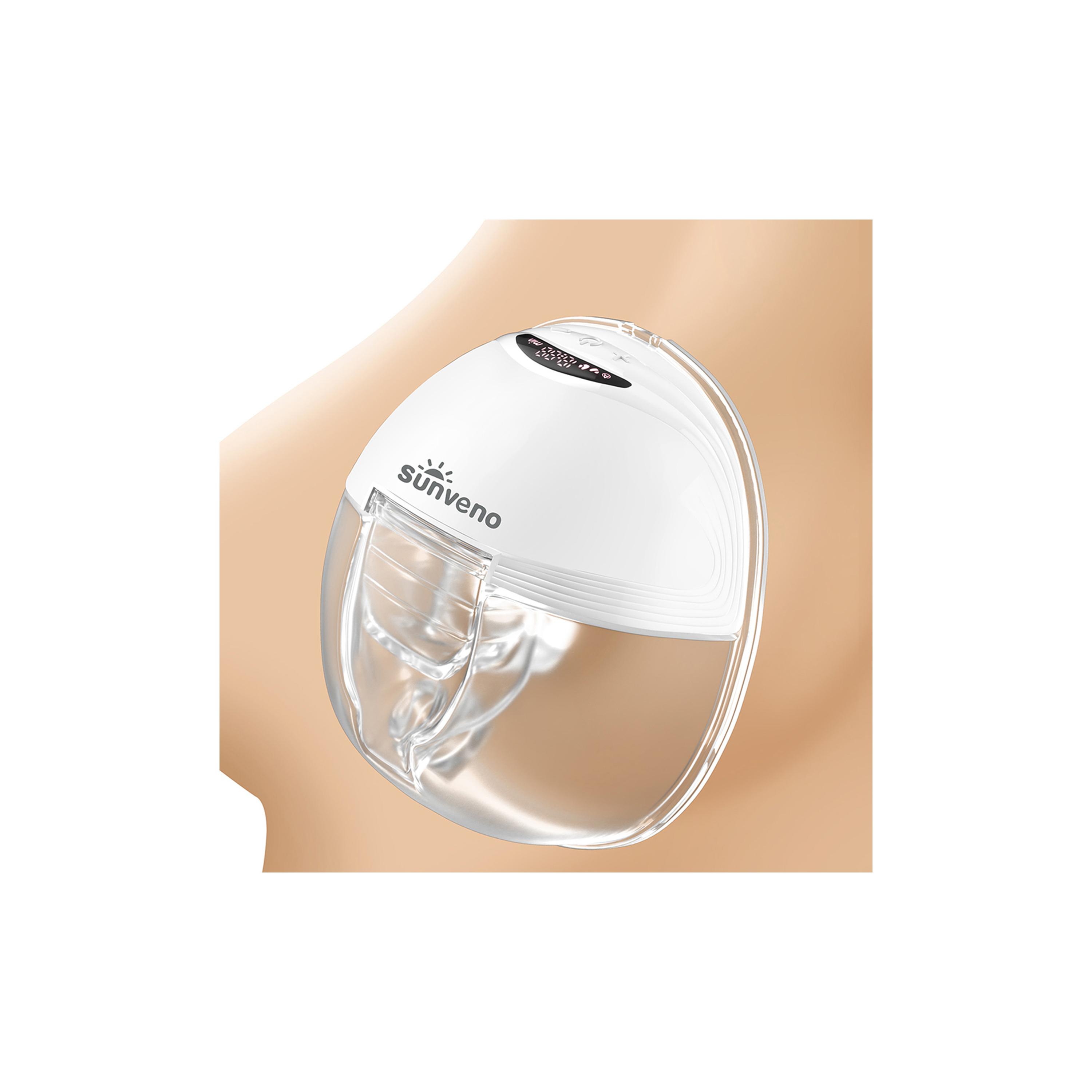 Sunveno Smart Wearable Automatic Breast Pump - White-baby-feeding-breastfeedingandcare-image-8