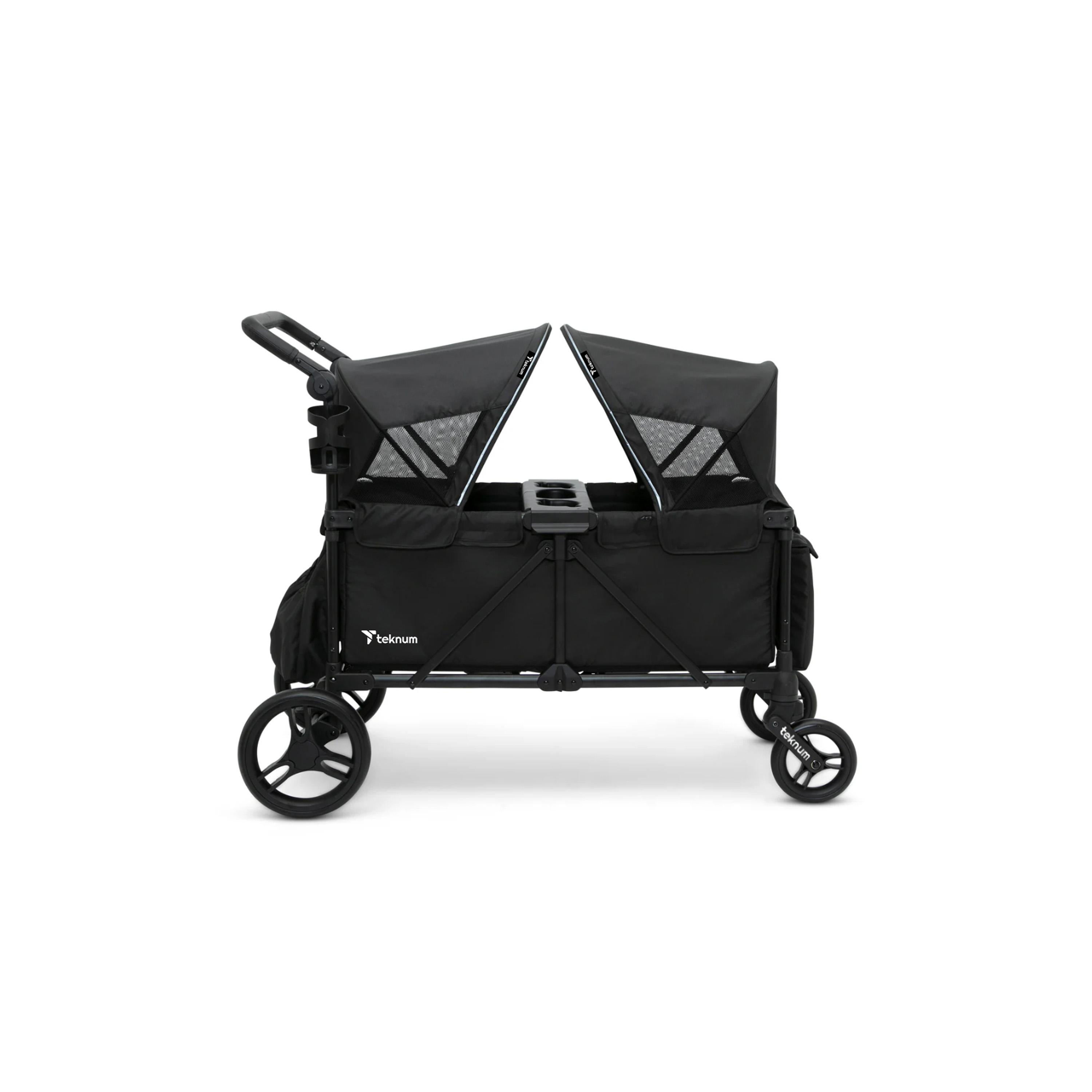 Teknum Fellow Wagon Stroller with Snack Tray - Black-baby-gear-strollersandprams-strollers-image-1