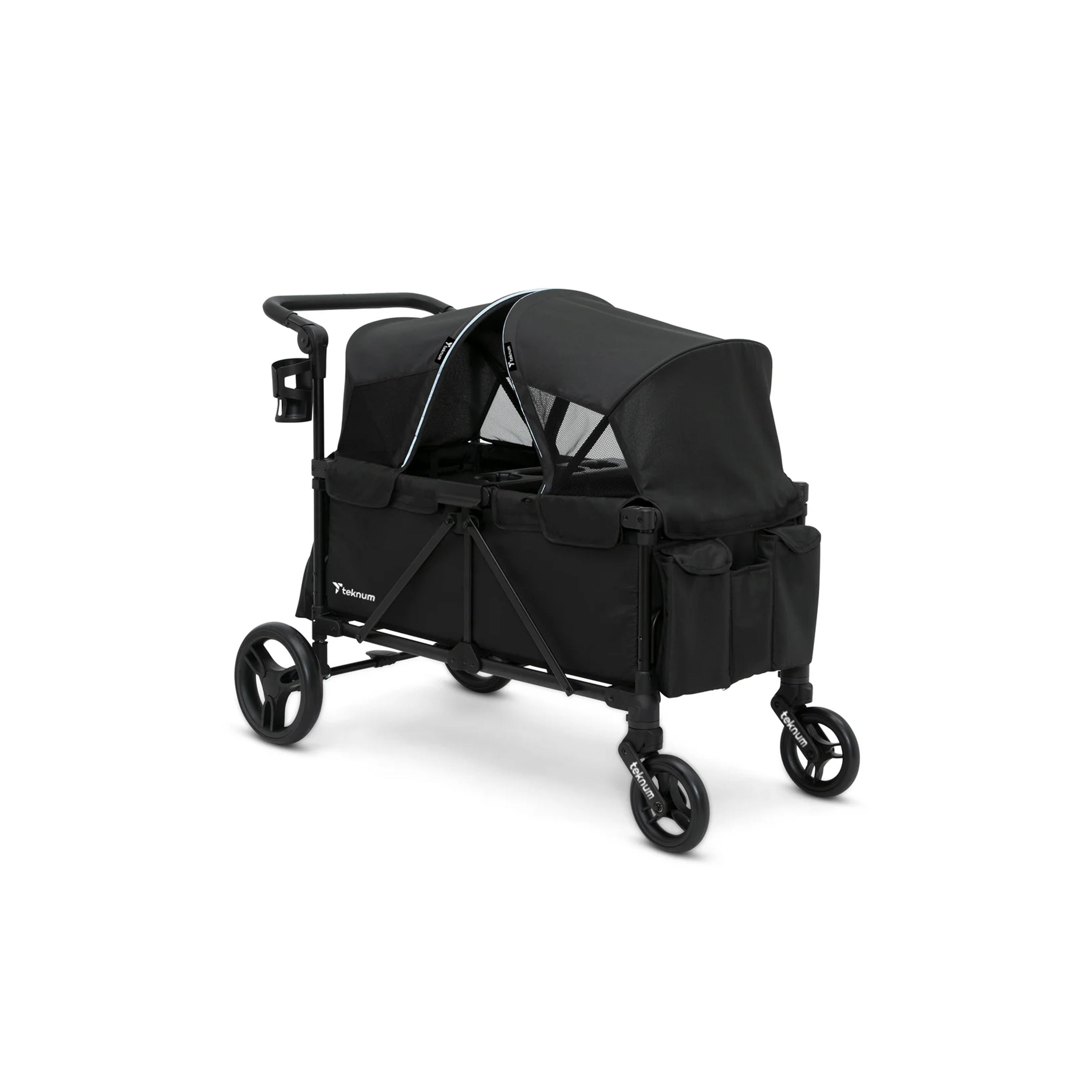 Teknum Fellow Wagon Stroller with Snack Tray - Black-baby-gear-strollersandprams-strollers-image-2