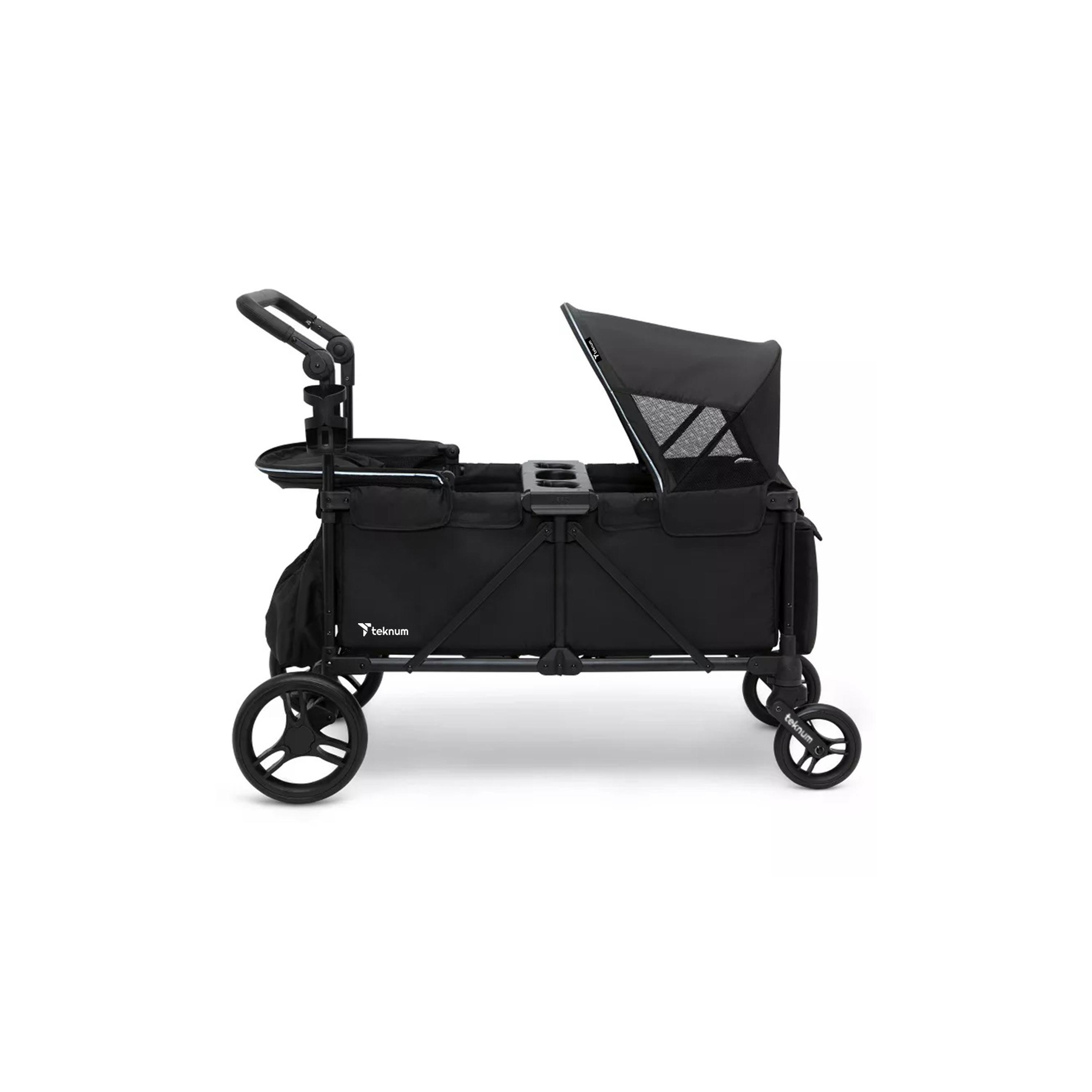 Teknum Fellow Wagon Stroller with Snack Tray - Black-baby-gear-strollersandprams-strollers-image-3