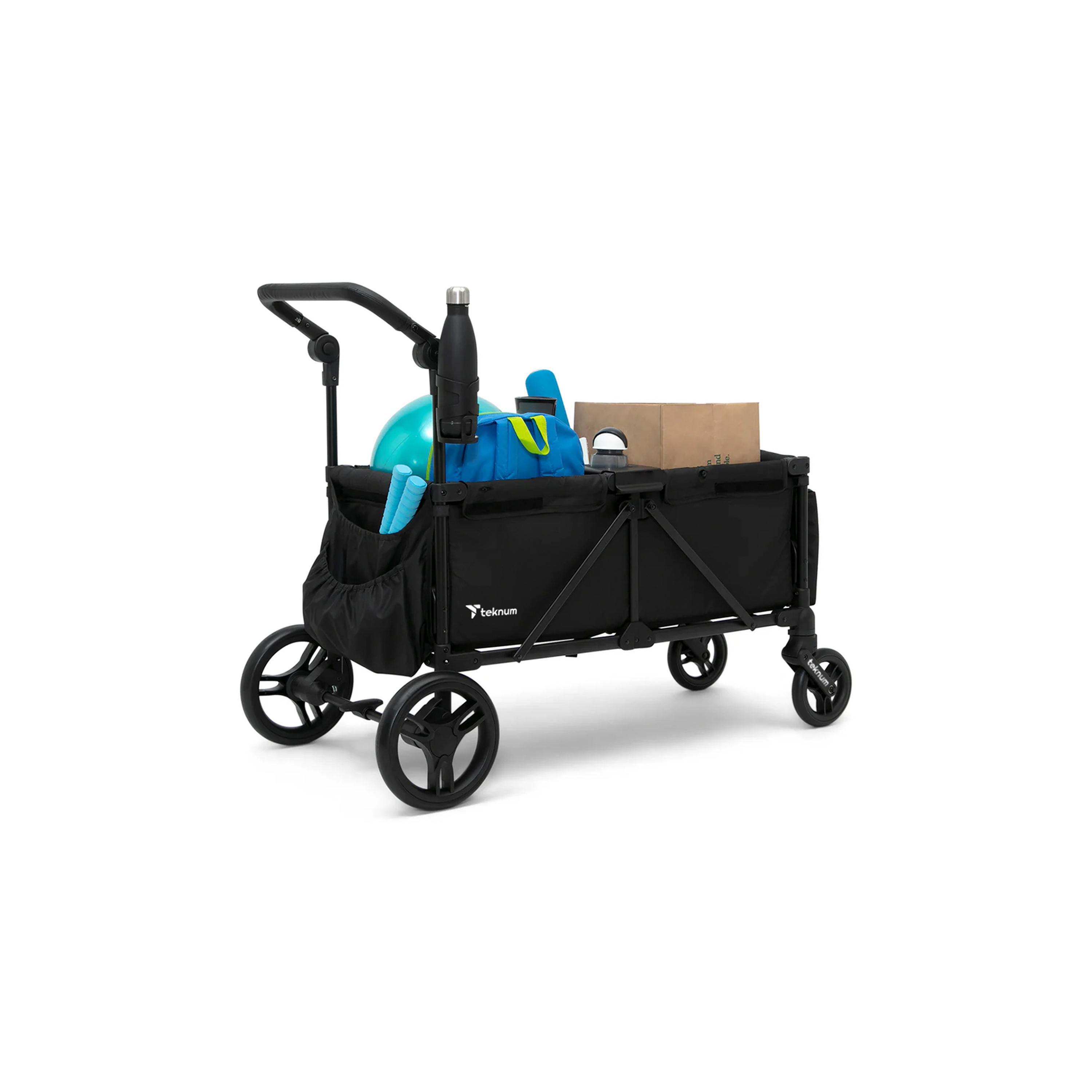 Teknum Fellow Wagon Stroller with Snack Tray - Black-baby-gear-strollersandprams-strollers-image-4