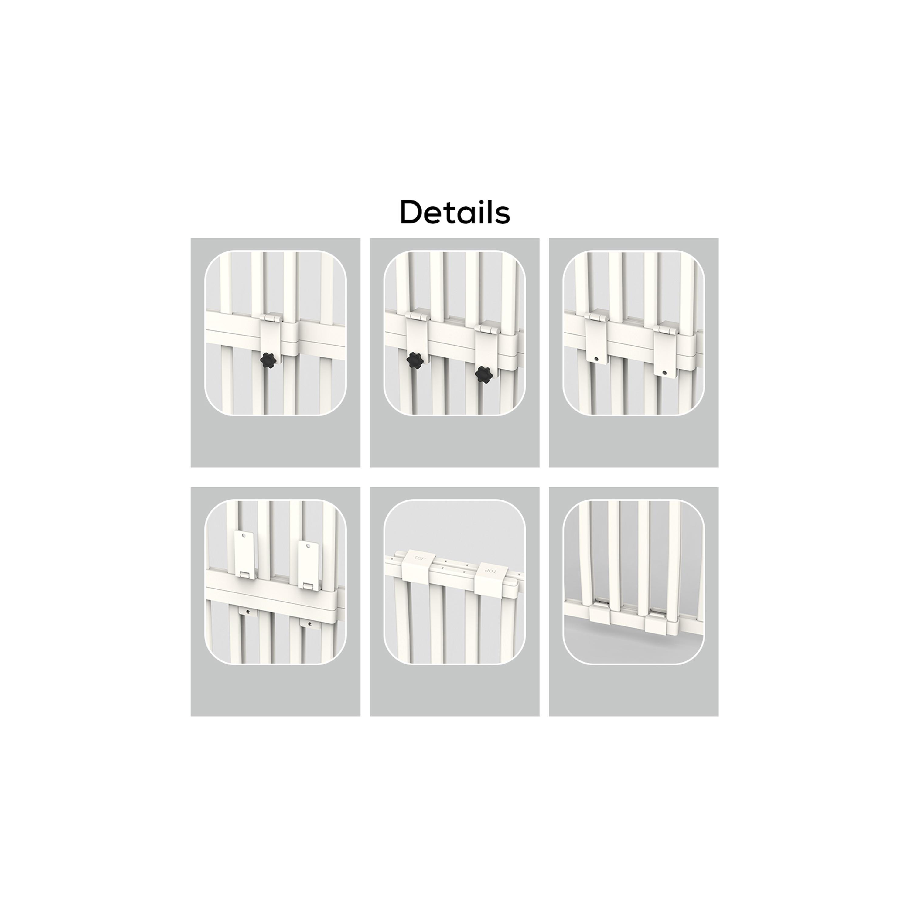 Baby Safe Metal Safety Gate Extension - White - 40 cm-baby-healthandsafety-babyproofing-image-3