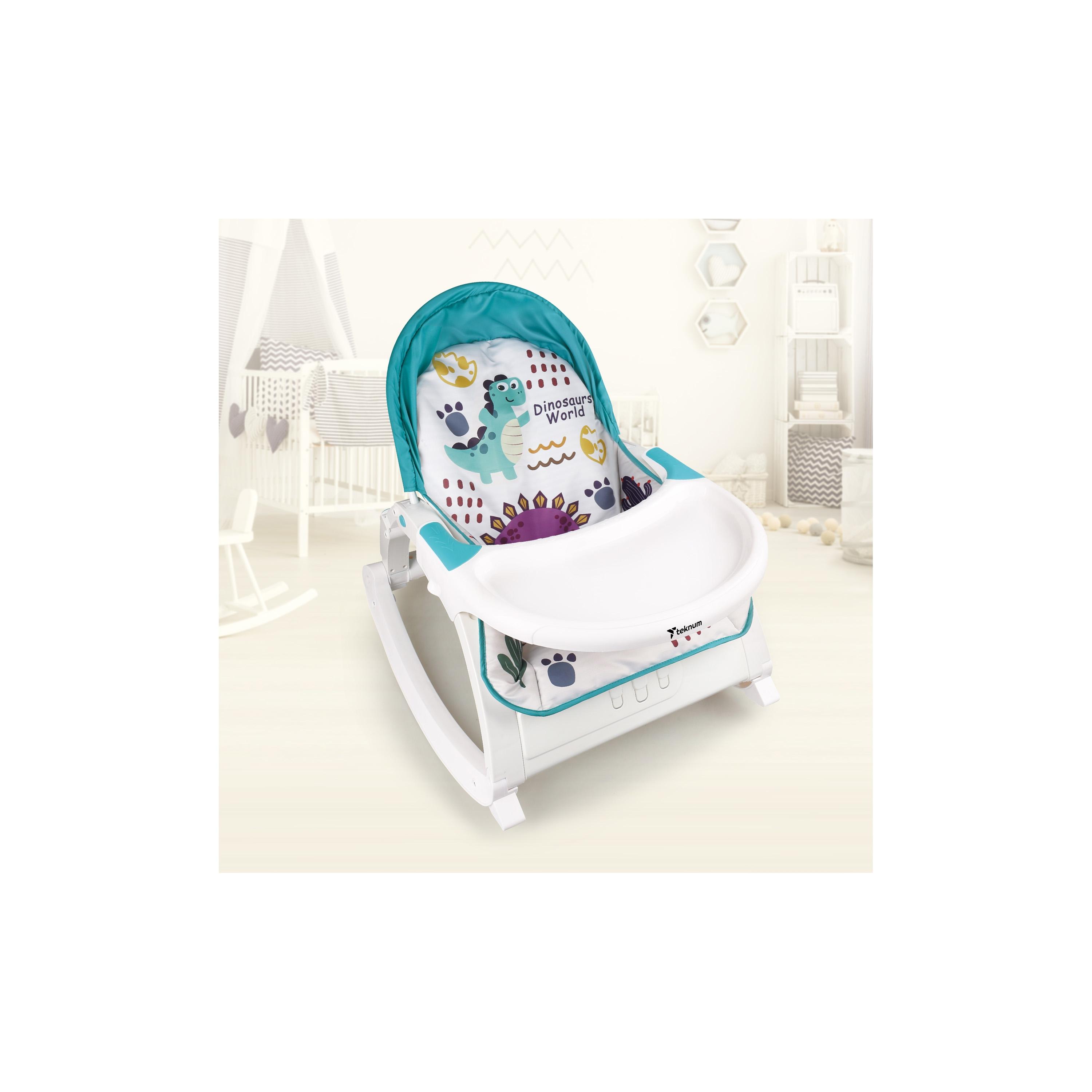 Teknum Multifunctional Rocker - Dinosaur - Blue-baby-feeding-highchairsandboosters-image-3