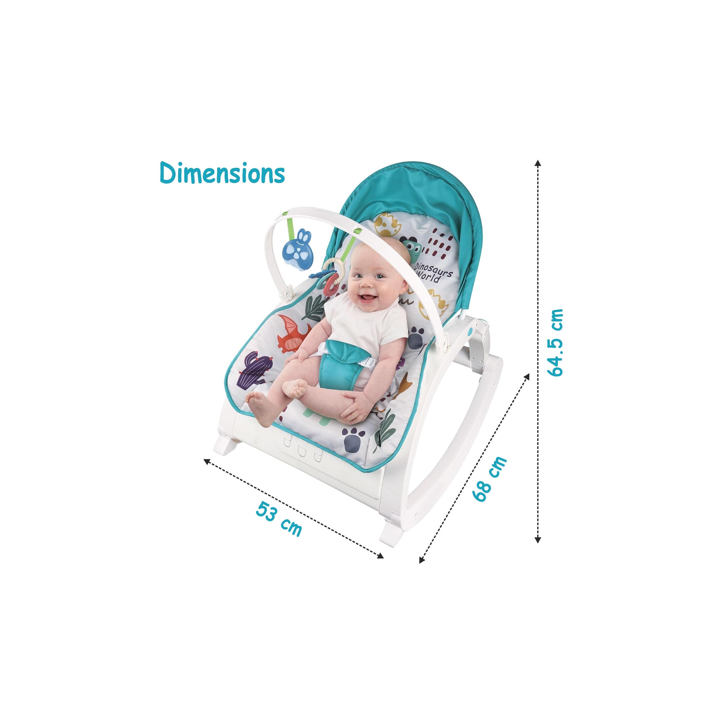 Teknum Multifunctional Rocker - Dinosaur - Blue-baby-feeding-highchairsandboosters-image-5