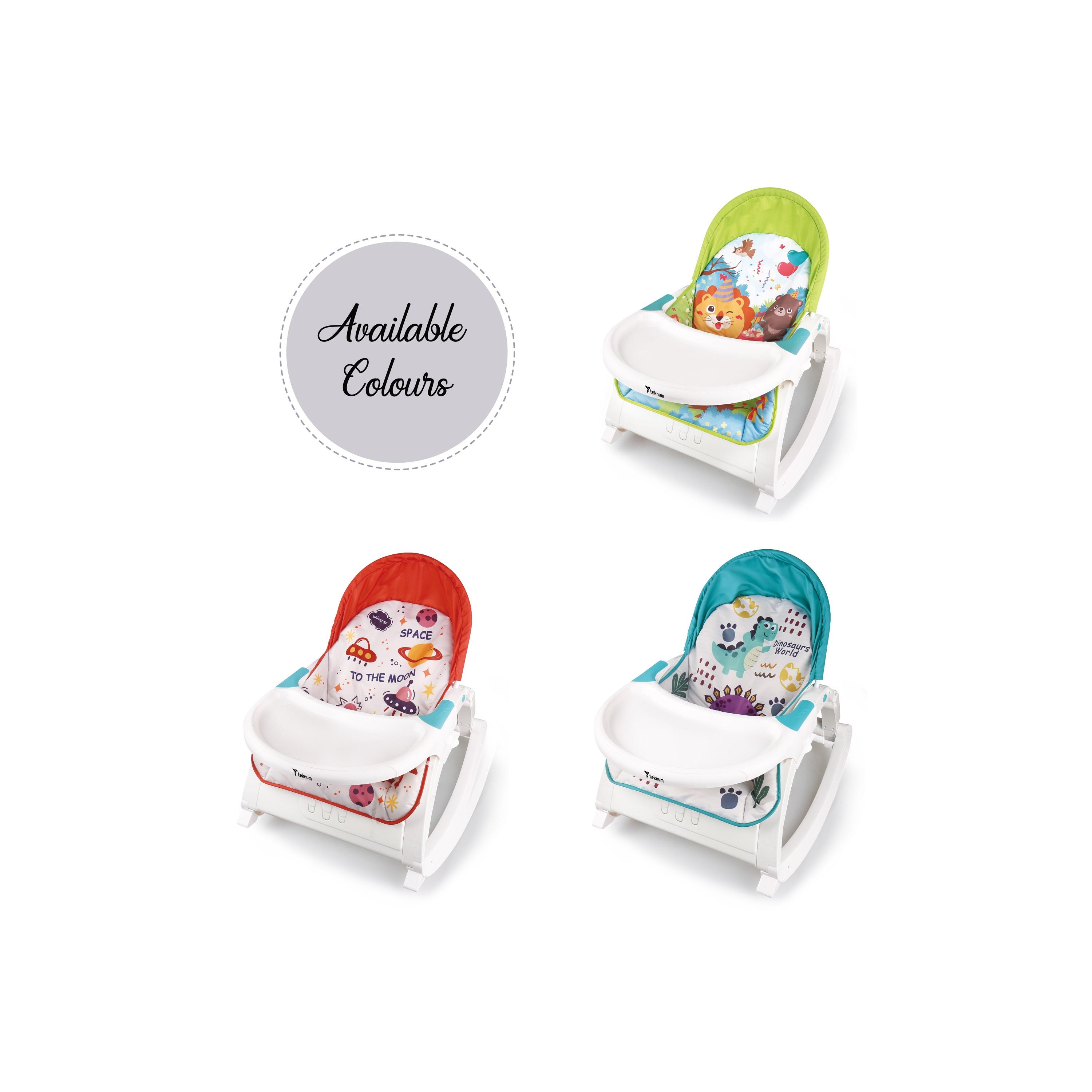 Teknum Multifunctional Rocker - Dinosaur - Blue-baby-feeding-highchairsandboosters-image-6
