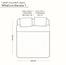 DONETELLA 3-Piece Super King Fitted Sheet Set - 180x203 cm-InfluencerCodes_Ramadan26_All_20012026-image-10