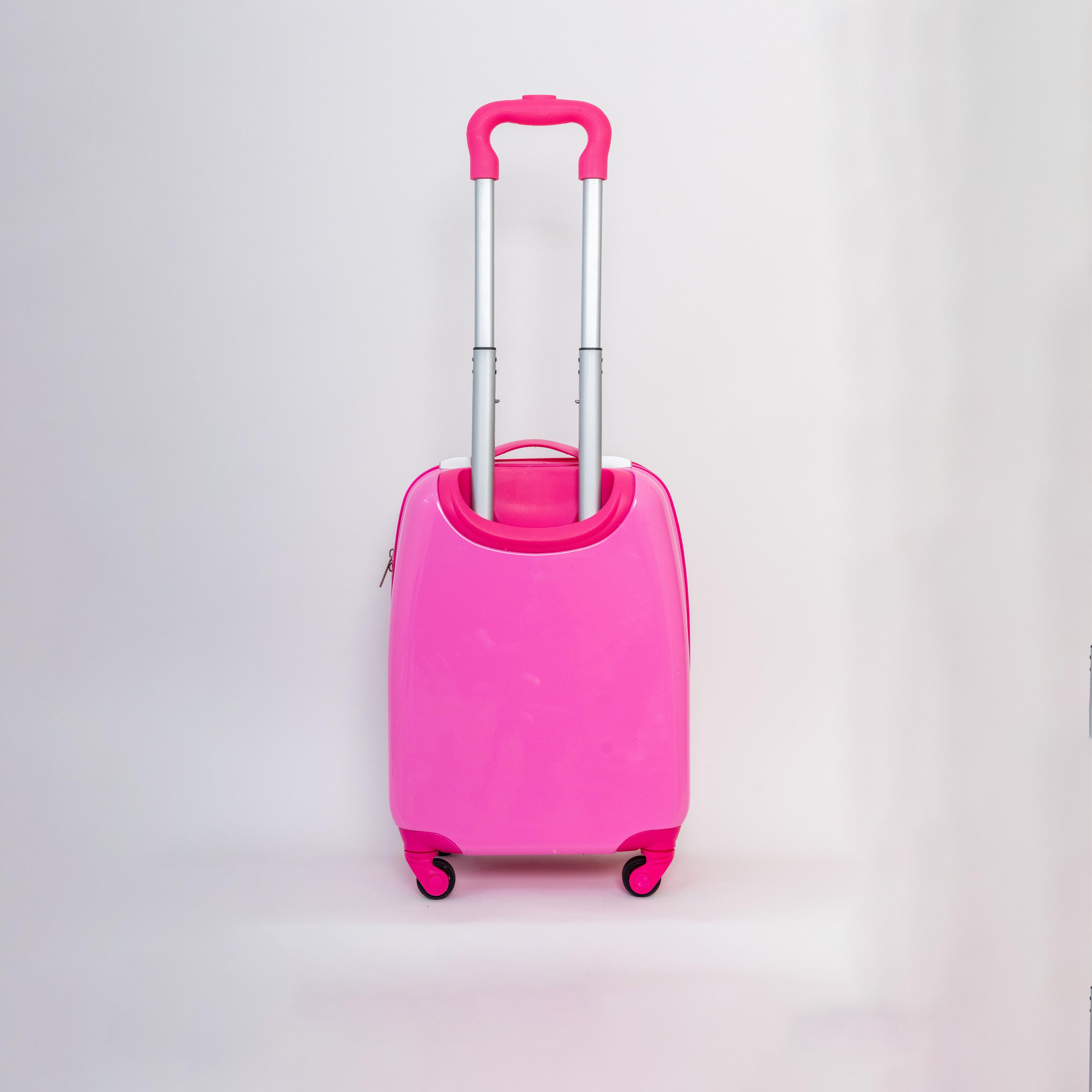 Princess Character Hard-Sided Polycarbonate Kids Trolley Bag-16 Inches| Pink-travel-kidstrolleyandbags-image-5