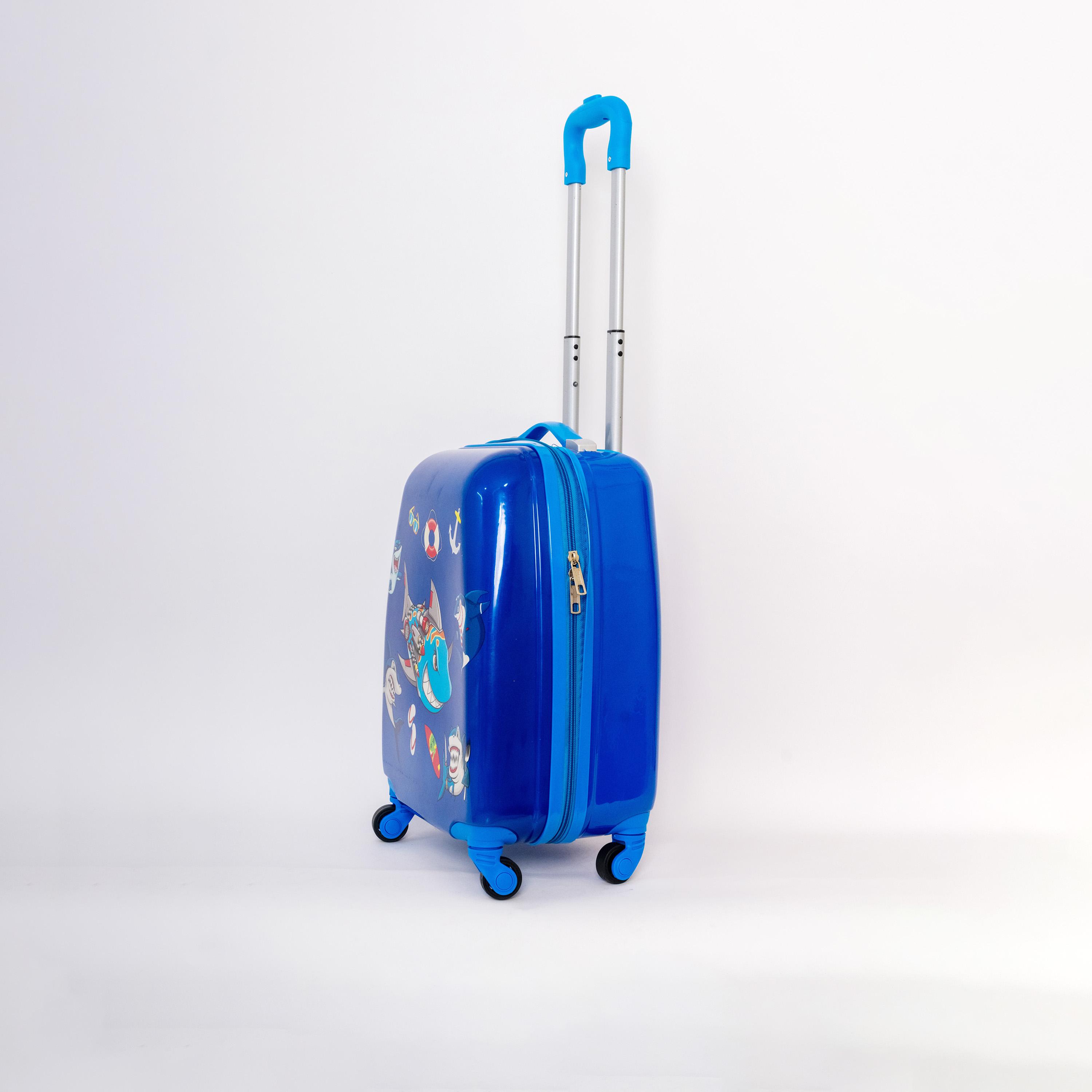Fish Character Hard-Sided Polycarbonate Kids Trolley Bag-16 Inches-travel-kidstrolleyandbags-image-7
