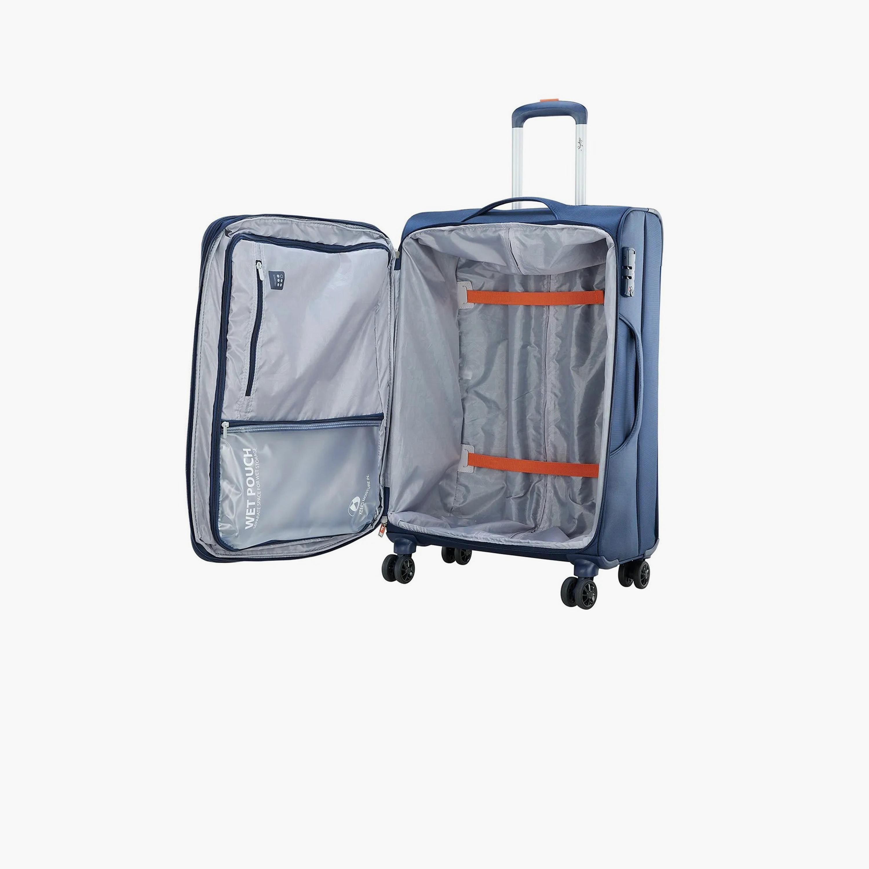 Skybags Set Of 3 Polyester Softcase 4-Wheeler Spinner Trolley Bag with TSA Lock-travel-luggagesandbags-luggage-image-5