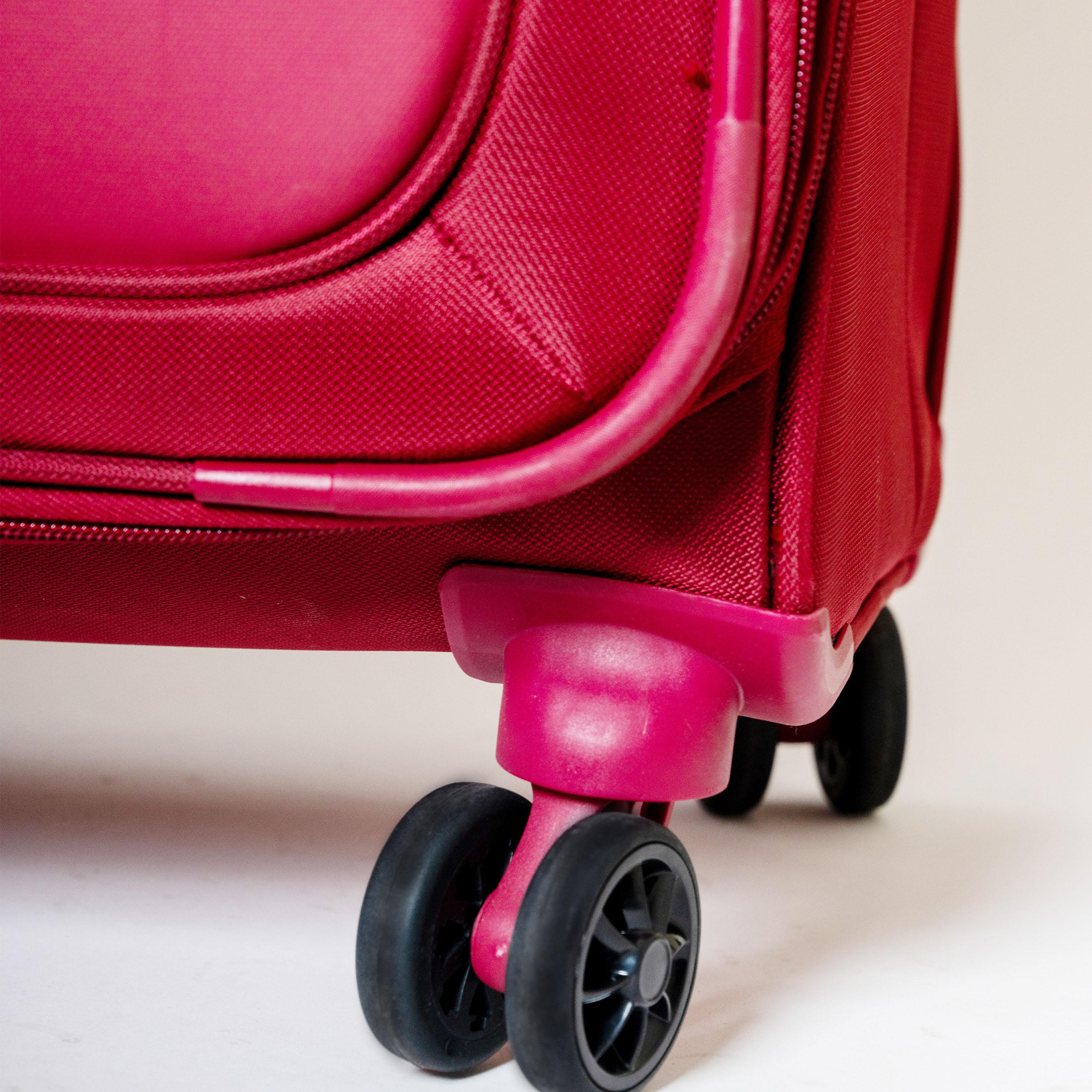 Skybags 51 CM Small Cabin Polyester Softcase 4-Wheeler Spinner Trolley Bag with TSA Lock-travel-luggagesandbags-luggage-image-5