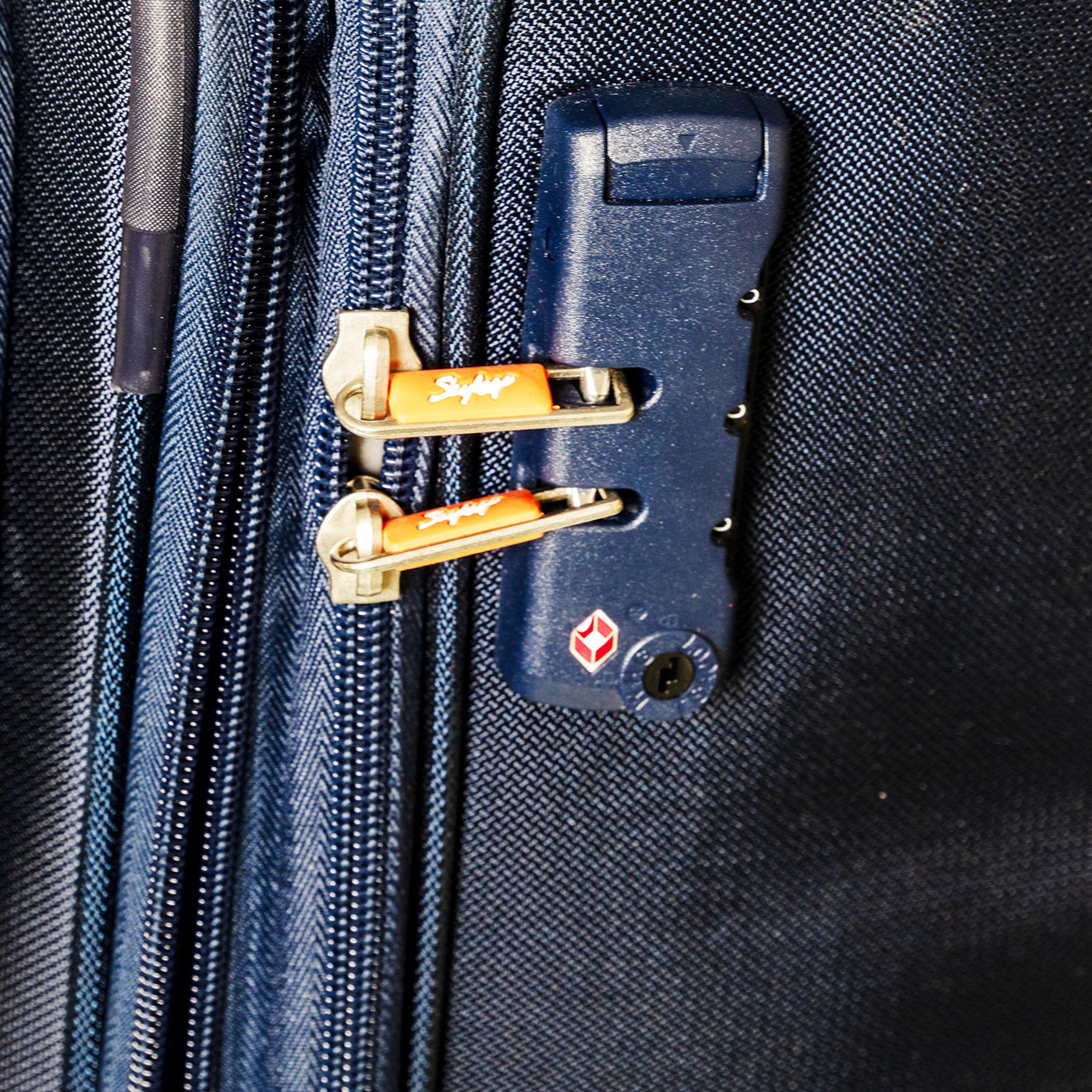 سكاي باغز- شنطة سفر صغيرة مقاس 51 سم  من البوليستر الناعم بأربع عجلات دوارة وقفل TSA-travel-luggagesandbags-luggage-image-4