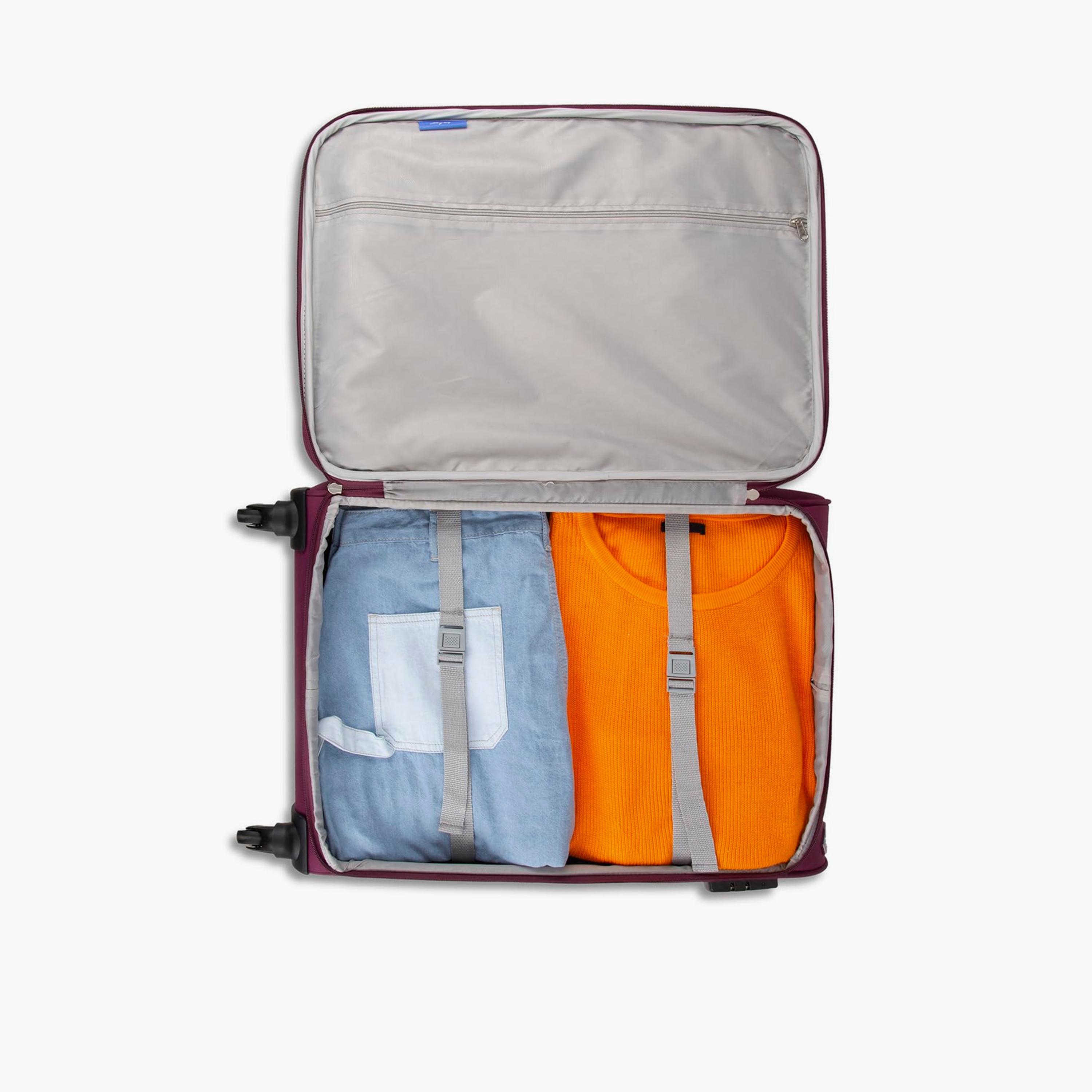Skybags Set Of 3 Polyester Softcase 4-Wheeler Spinner Trolley Bag with Combination Lock-travel-luggagesandbags-luggage-image-4