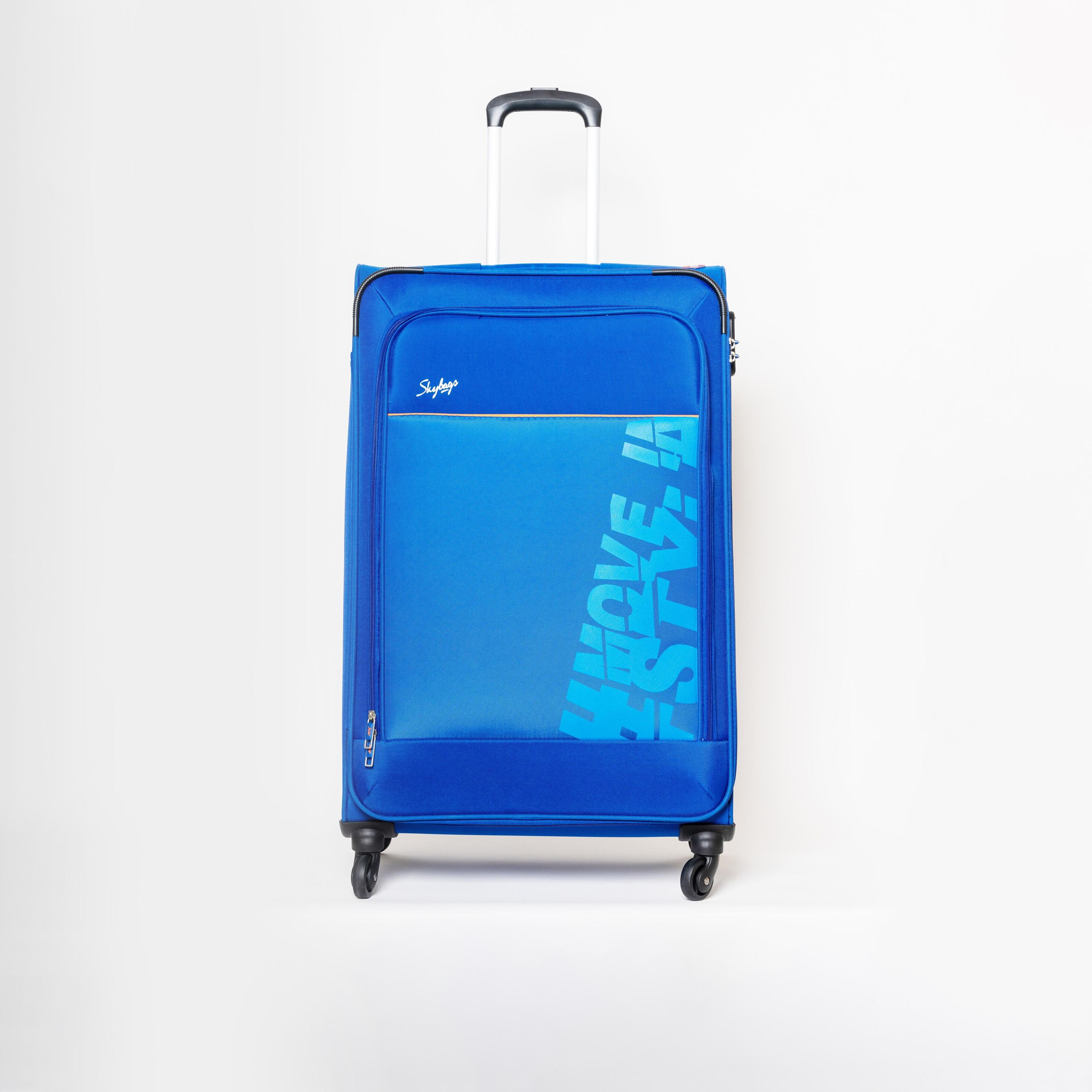 Skybags 71 CM Large Check-In Polyester Softcase 4-Wheeler Spinner Trolley Bag with Combination Lock-travel-luggagesandbags-luggage-image-1