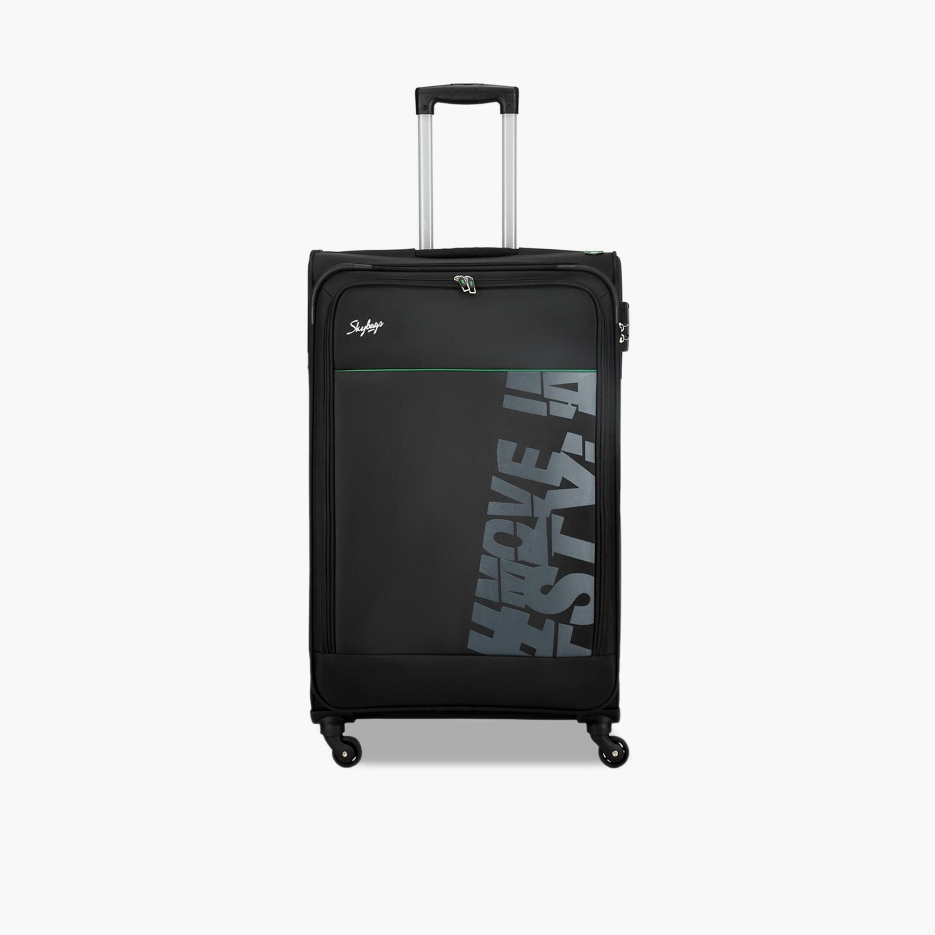 Skybags 71 CM Large Check-In Polyester Softcase 4-Wheeler Spinner Trolley Bag with Combination Lock-travel-luggagesandbags-luggage-image-1