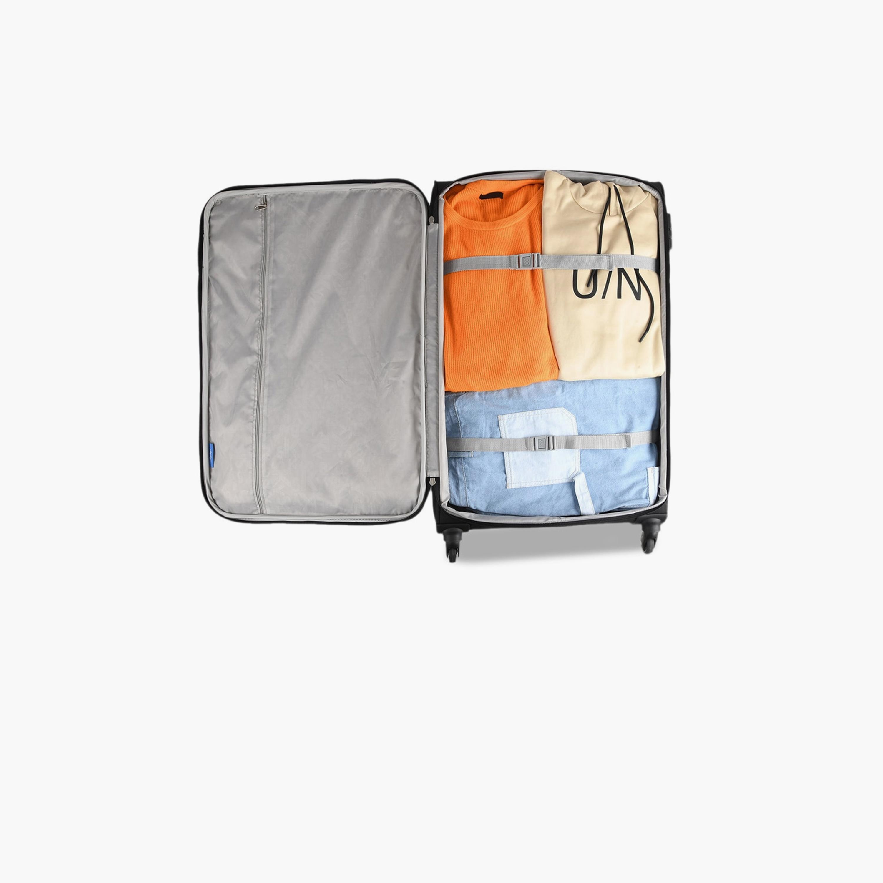 Skybags 71 CM Large Check-In Polyester Softcase 4-Wheeler Spinner Trolley Bag with Combination Lock-travel-luggagesandbags-luggage-image-6