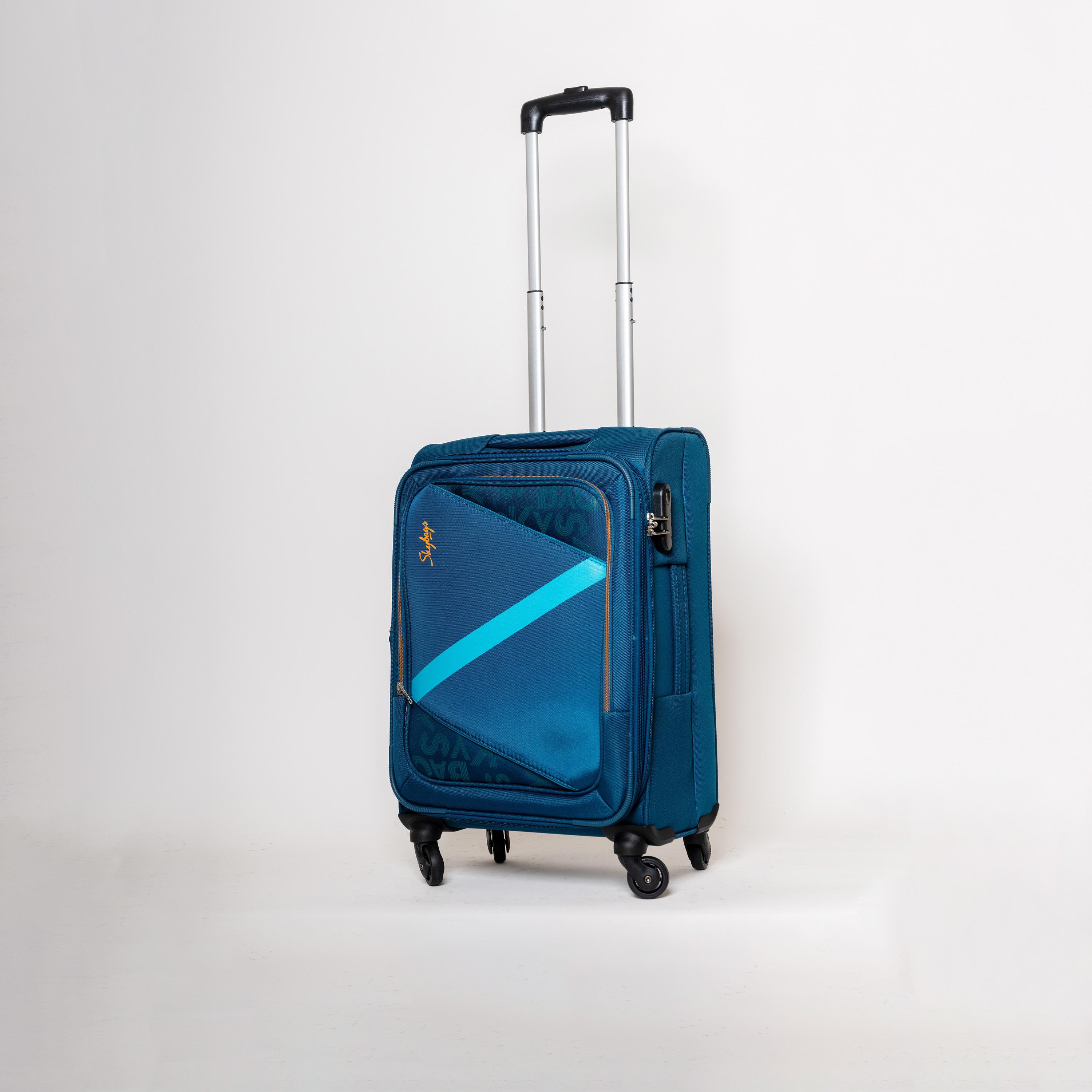 Skybags Set Of 3 Polyester Softcase 4-Wheeler Spinner Trolley Bag with Combination Lock-travel-luggagesandbags-luggage-image-1