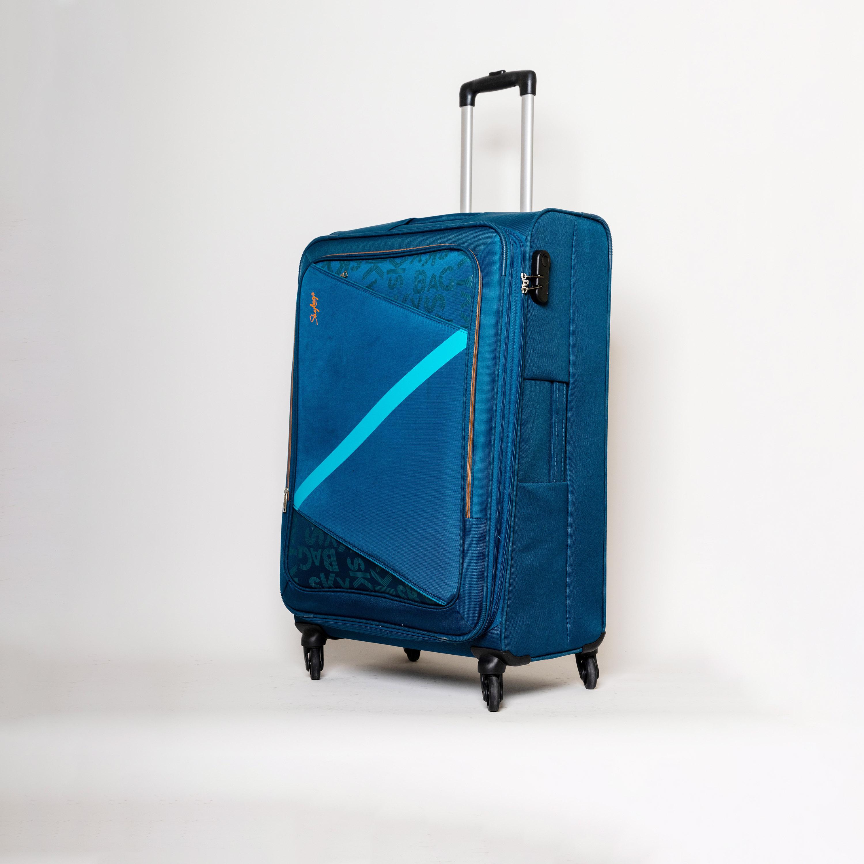Skybags Set Of 3 Polyester Softcase 4-Wheeler Spinner Trolley Bag with Combination Lock-travel-luggagesandbags-luggage-image-5