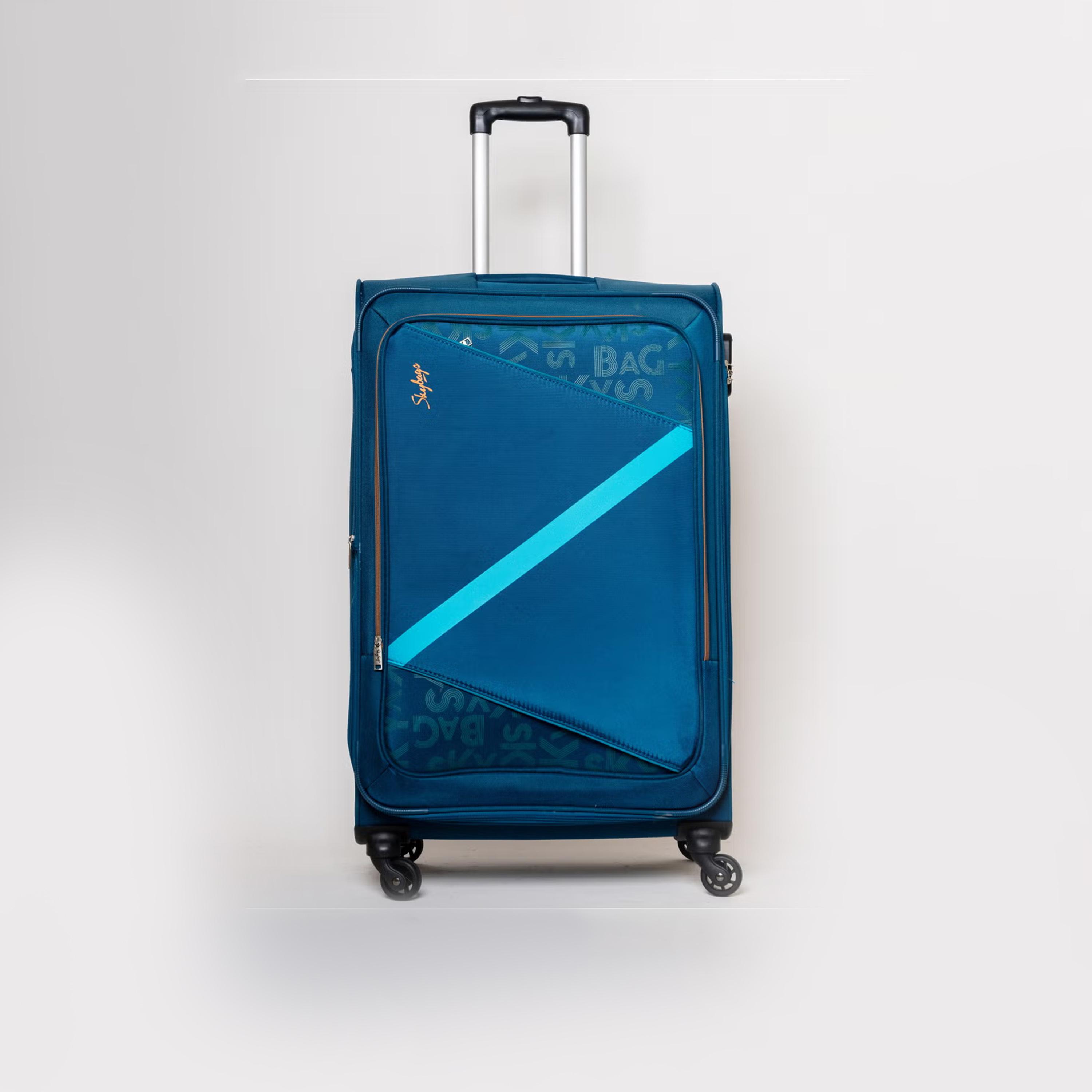 Skybags 71 CM Large Check-In Polyester Softcase 4-Wheeler Spinner Trolley Bag with Combination Lock-travel-luggagesandbags-luggage-image-1