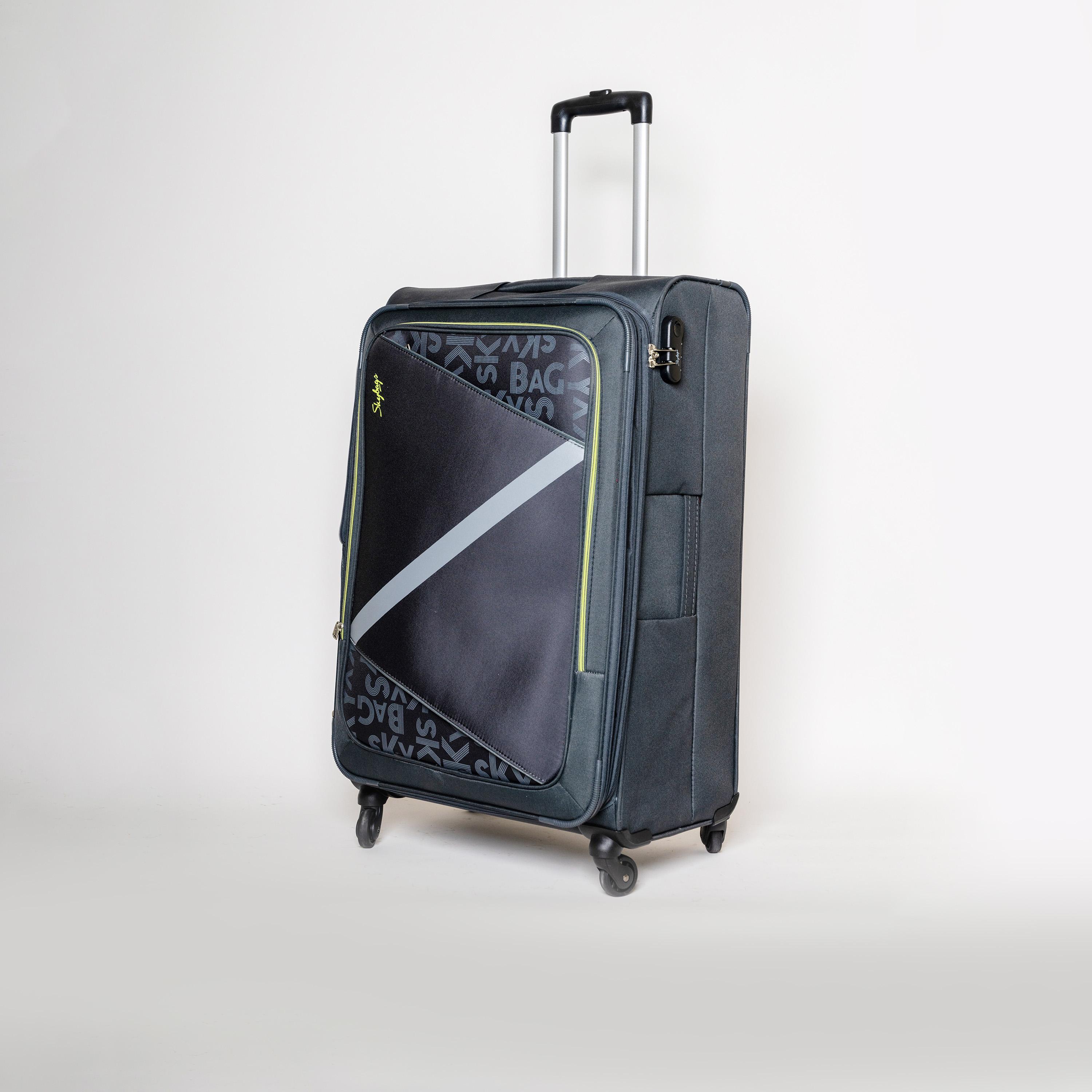 Skybags Set Of 3 Polyester Softcase 4-Wheeler Spinner Trolley Bag with Combination Lock-travel-luggagesandbags-luggage-image-4