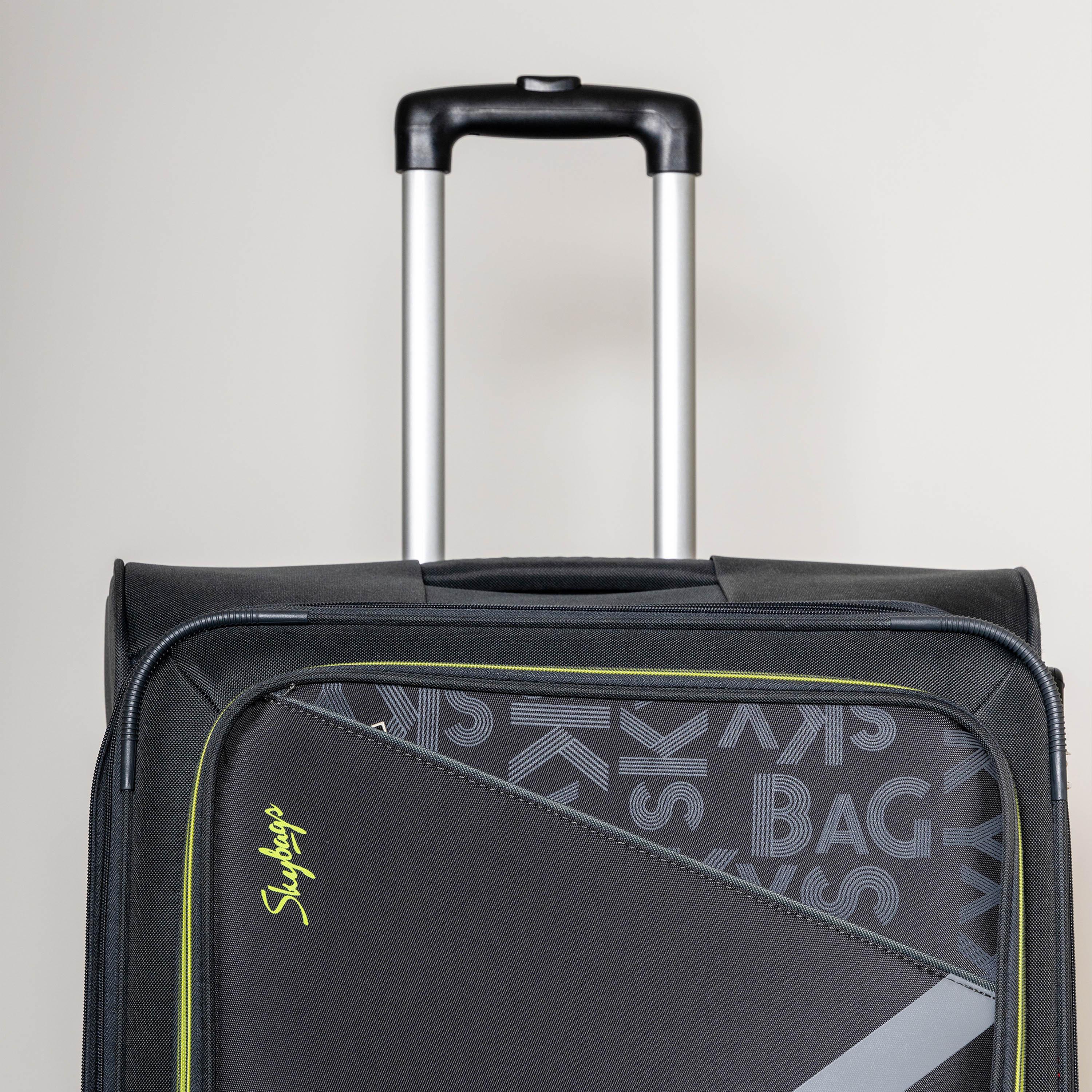 Skybags 71 CM Large Check-In Polyester Softcase 4-Wheeler Spinner Trolley Bag with Combination Lock-travel-luggagesandbags-luggage-image-4