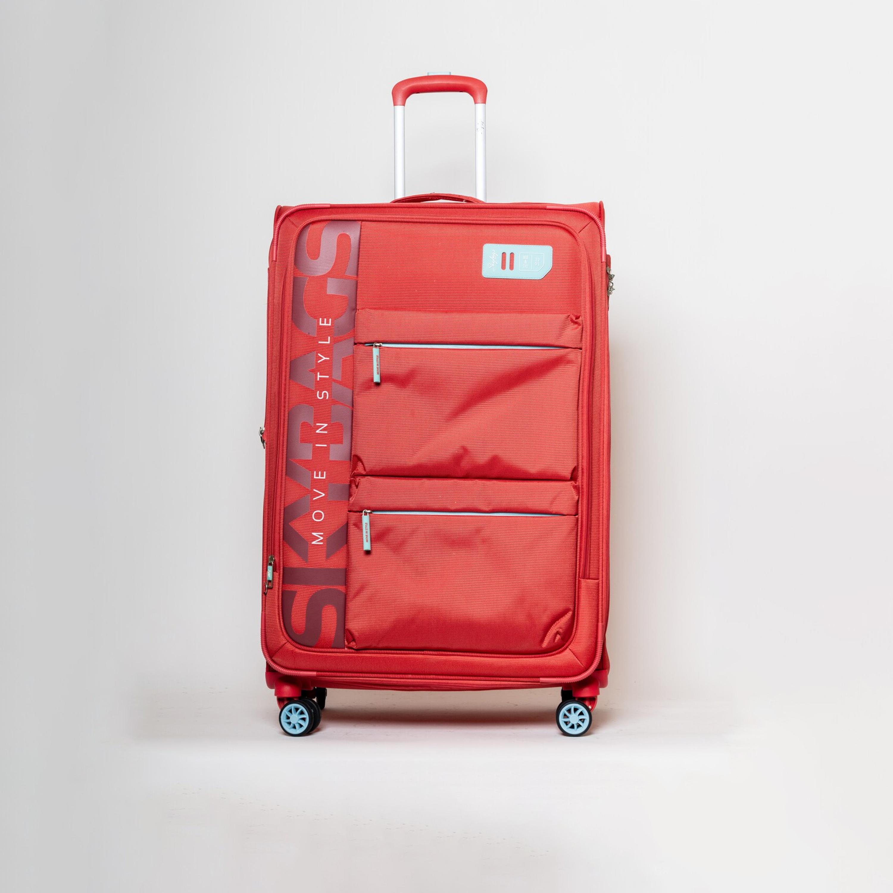 Skybags 71 CM Large Check-In Polyester Softcase 4-Wheeler Spinner Trolley Bag with TSA Lock-travel-luggagesandbags-luggage-image-1