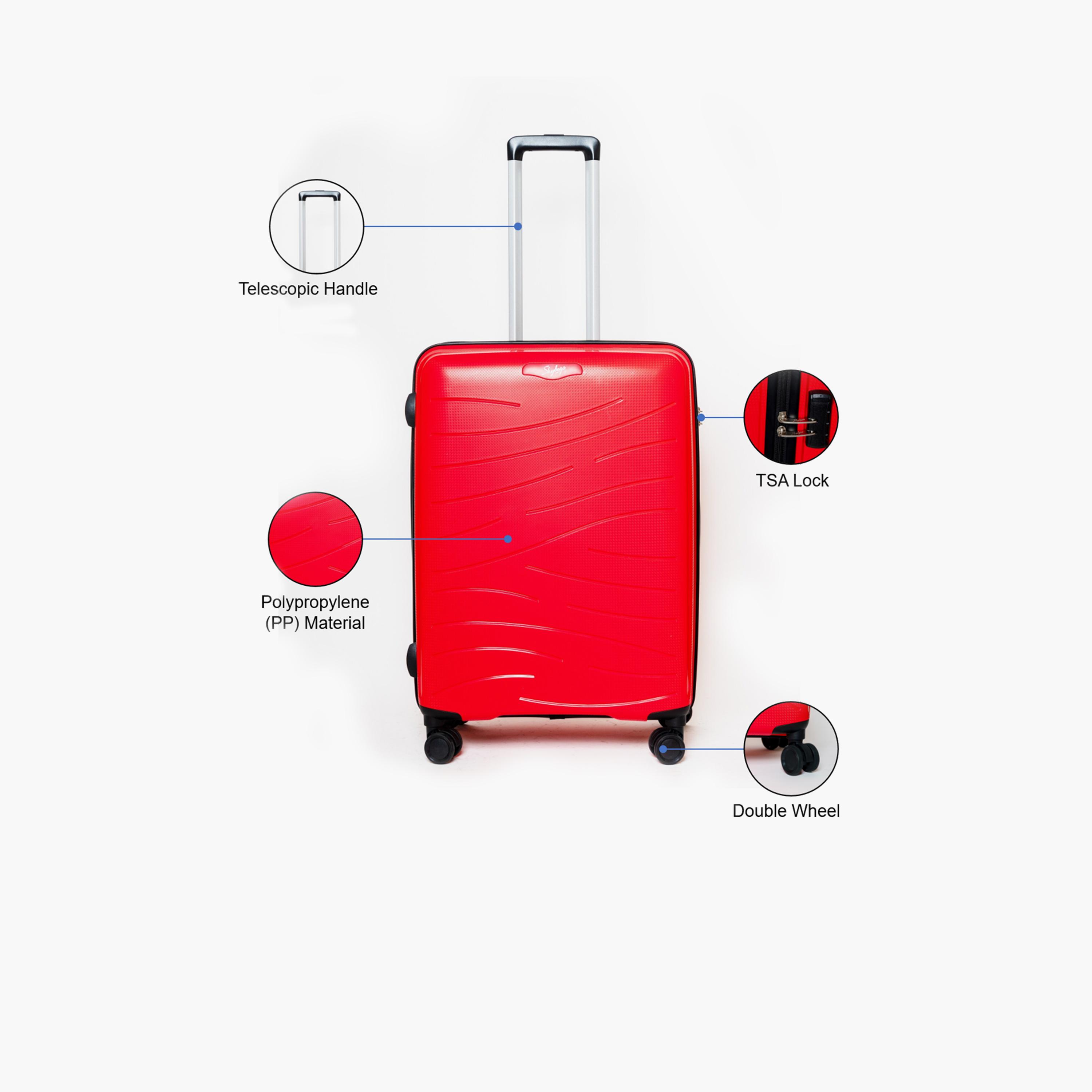 Skybags 61 CM Medium Check-In Polypropylene Hardcase 4-Wheeler Spinner Trolley Bag with TSA Lock-travel-luggagesandbags-luggage-image-2