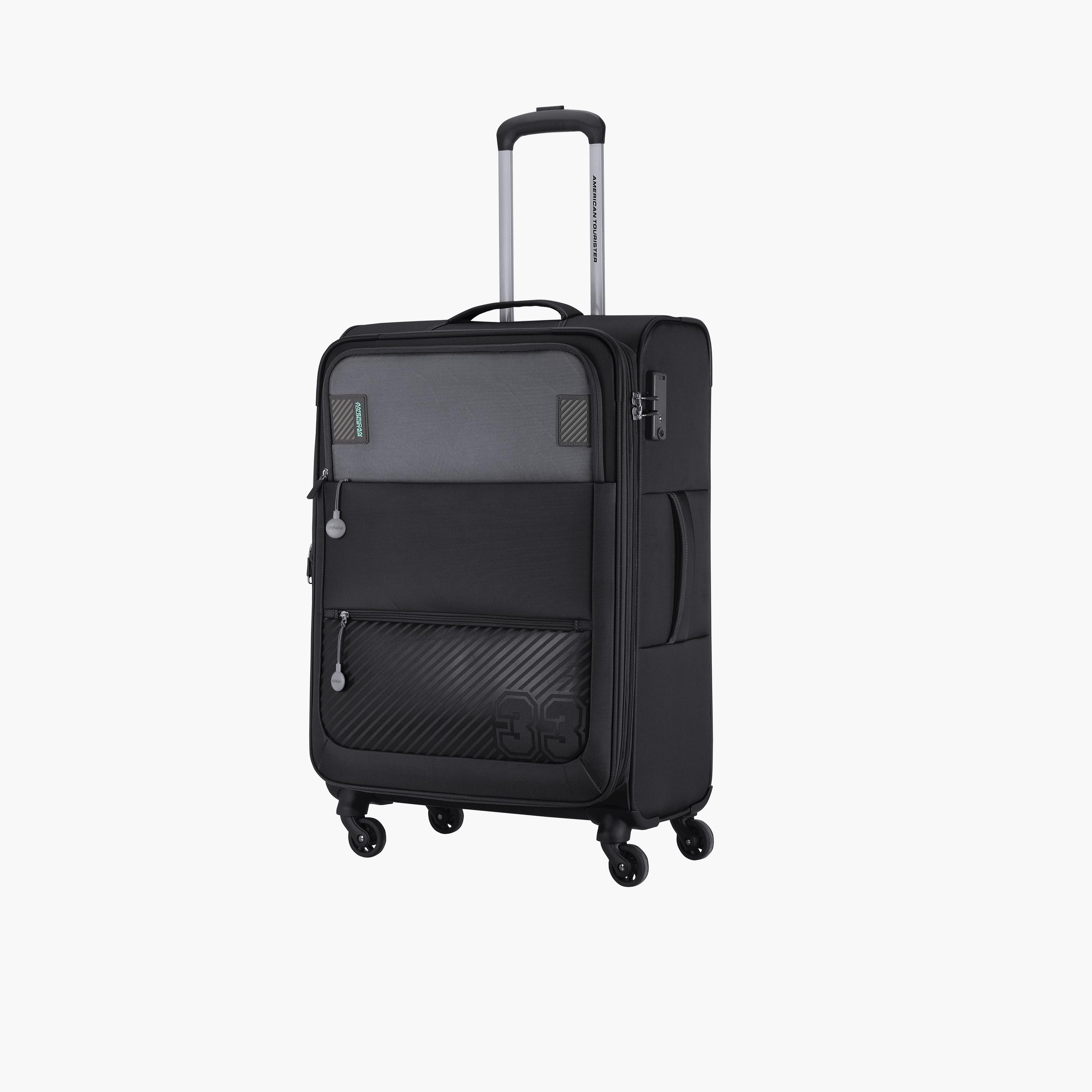 American Tourister Majoris Set of 3 Polyester Soft Sided 4-Wheeler Spinner Trolley Bag with Combination lock-travel-luggagesandbags-luggage-image-5