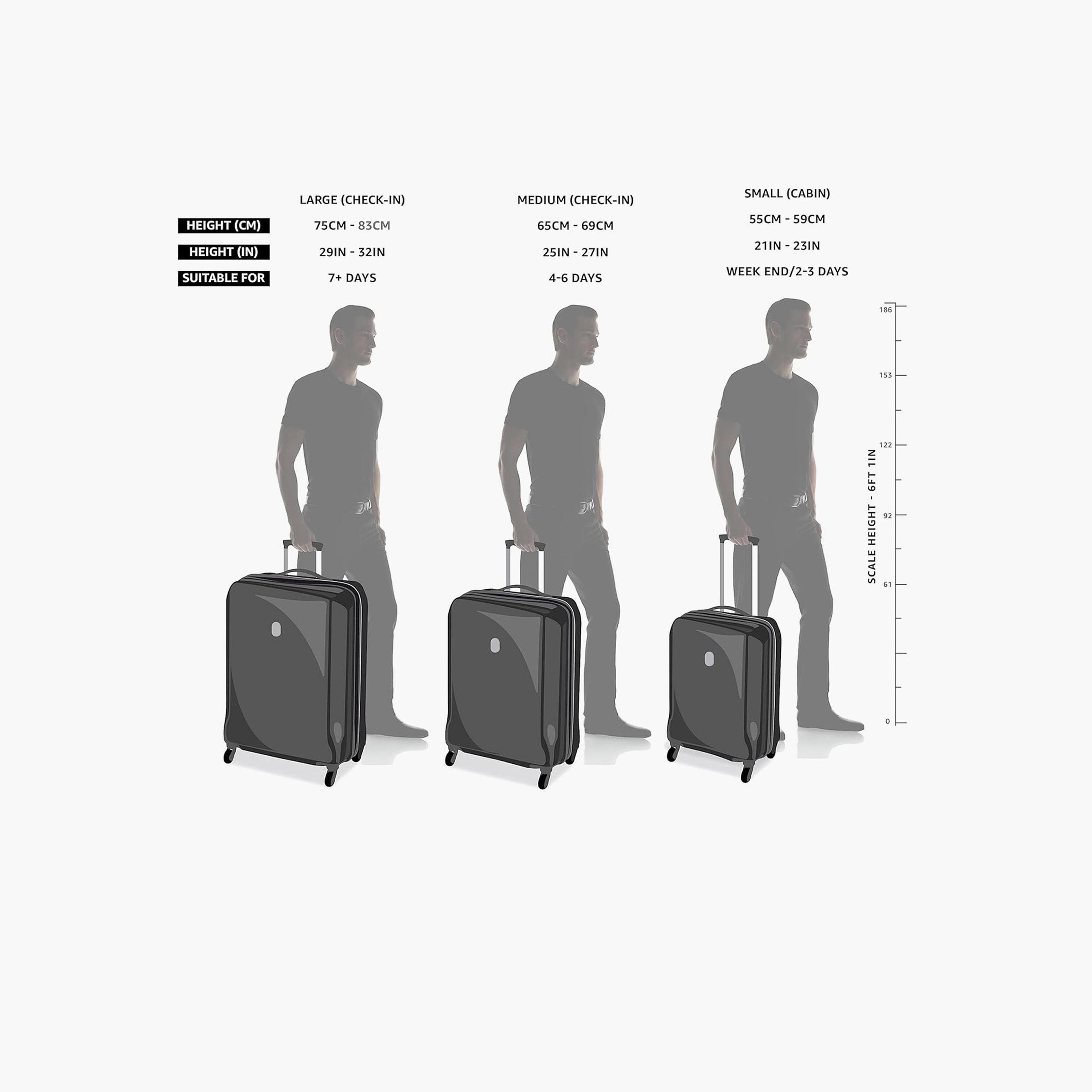 American Tourister Majoris Set of 3 Polyester Soft Sided 4-Wheeler Spinner Trolley Bag with Combination lock-travel-luggagesandbags-luggage-image-8
