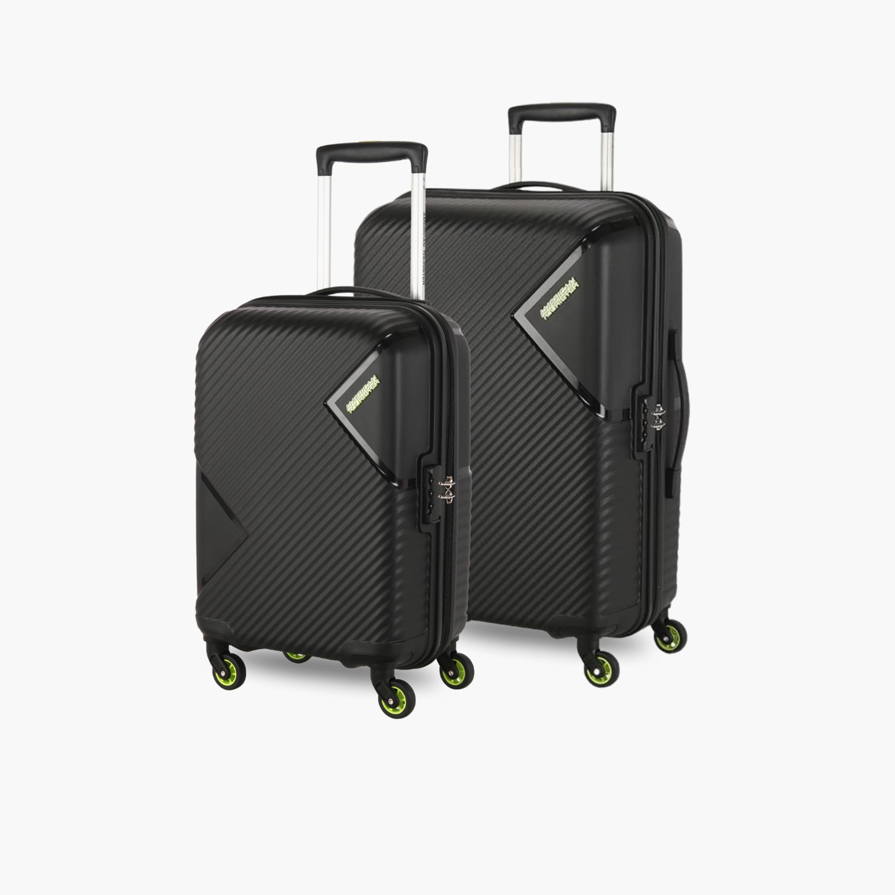 American Tourister Omega Set of 2 Polypropylene Hard Sided 4-Wheeler Spinner Trolley Bag with Combination lock-travel-luggagesandbags-luggage-image-1