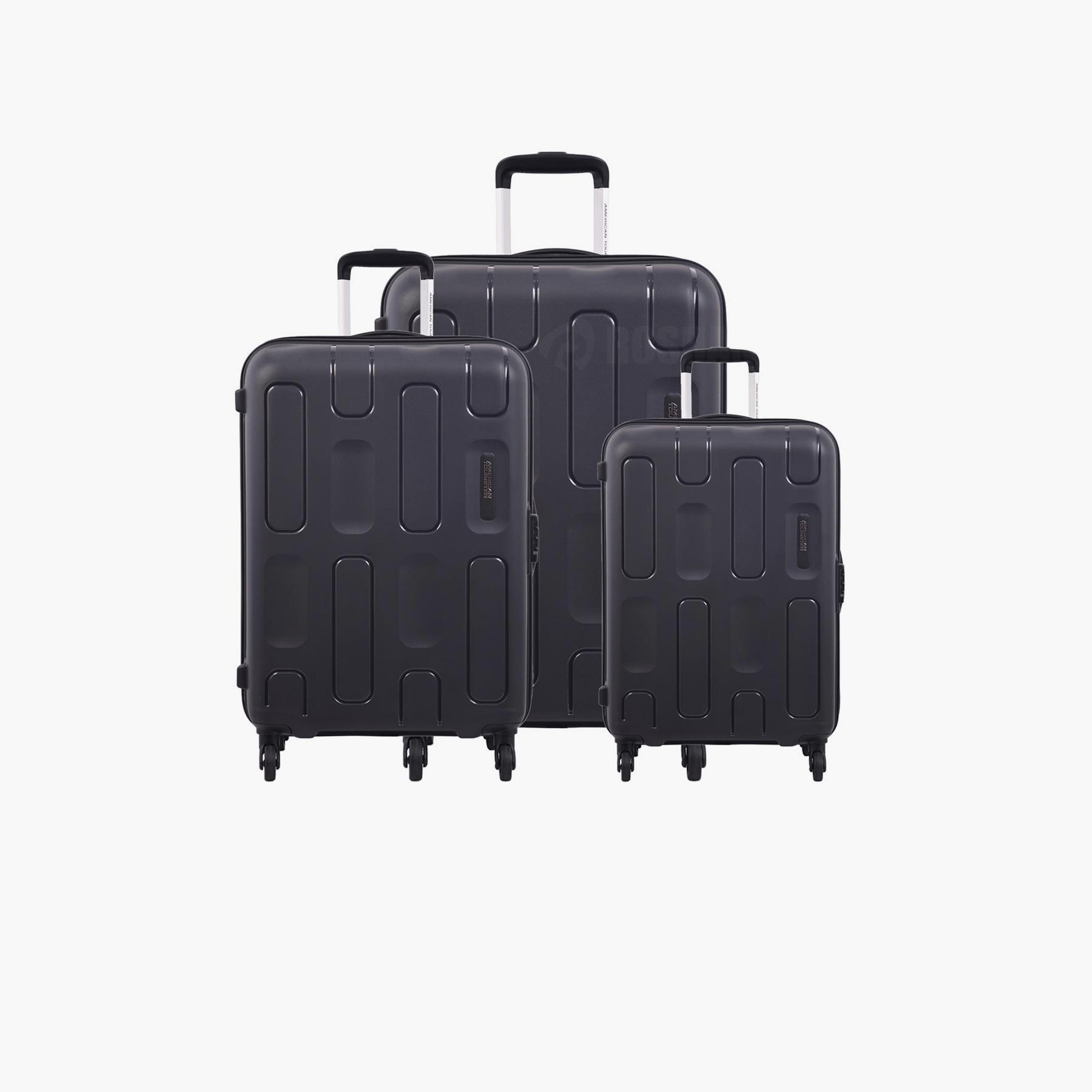 American Tourister Ellipso Set of 3 Polypropylene Hard Sided 4-Wheeler Spinner Trolley Bag with TSA Lock-travel-luggagesandbags-luggage-image-1